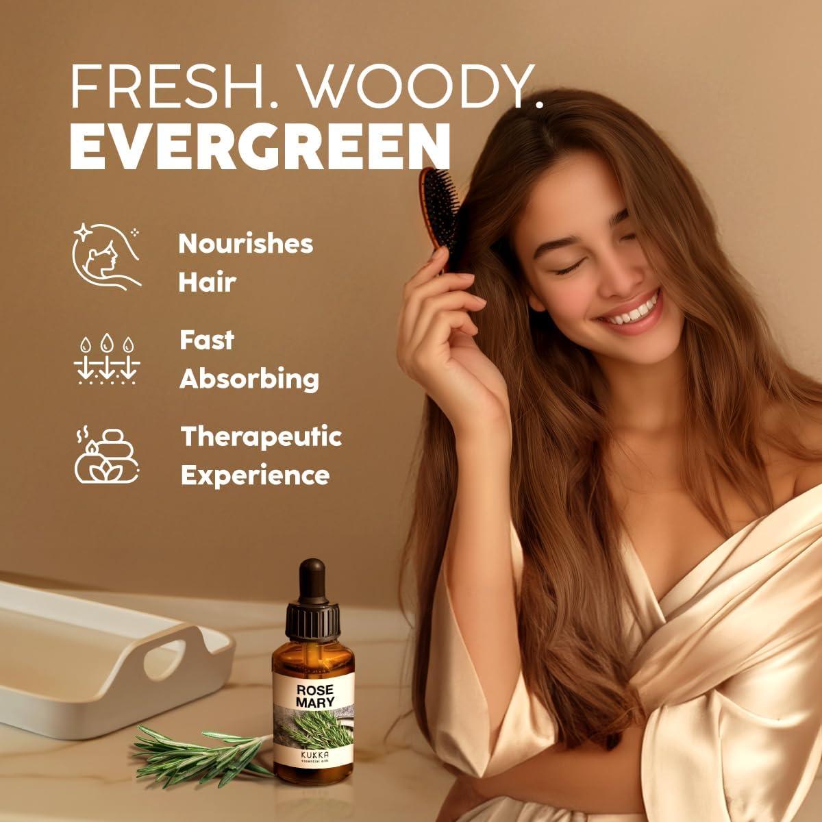 Aceite Esencial de Romero KUKKA 118 ml - Cabello y Piel