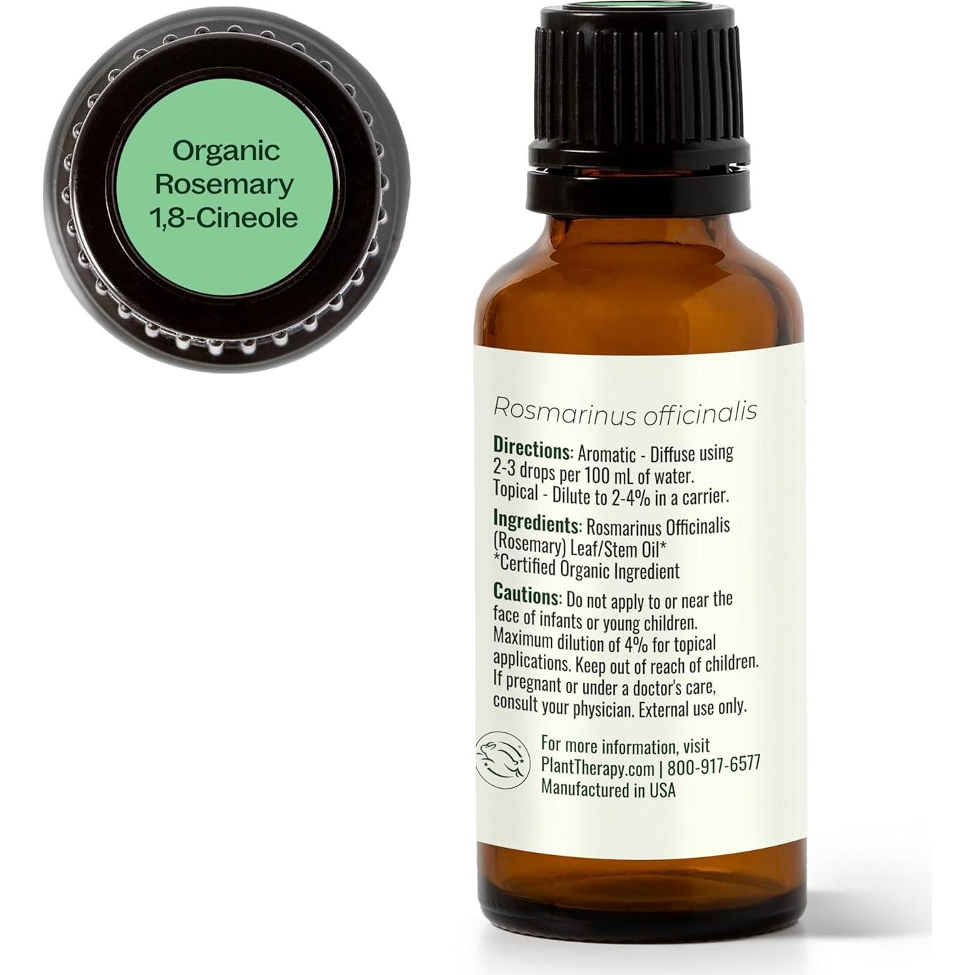 Aceite Esencial de Romero Orgánico 30 mL Plant Therapy Puro