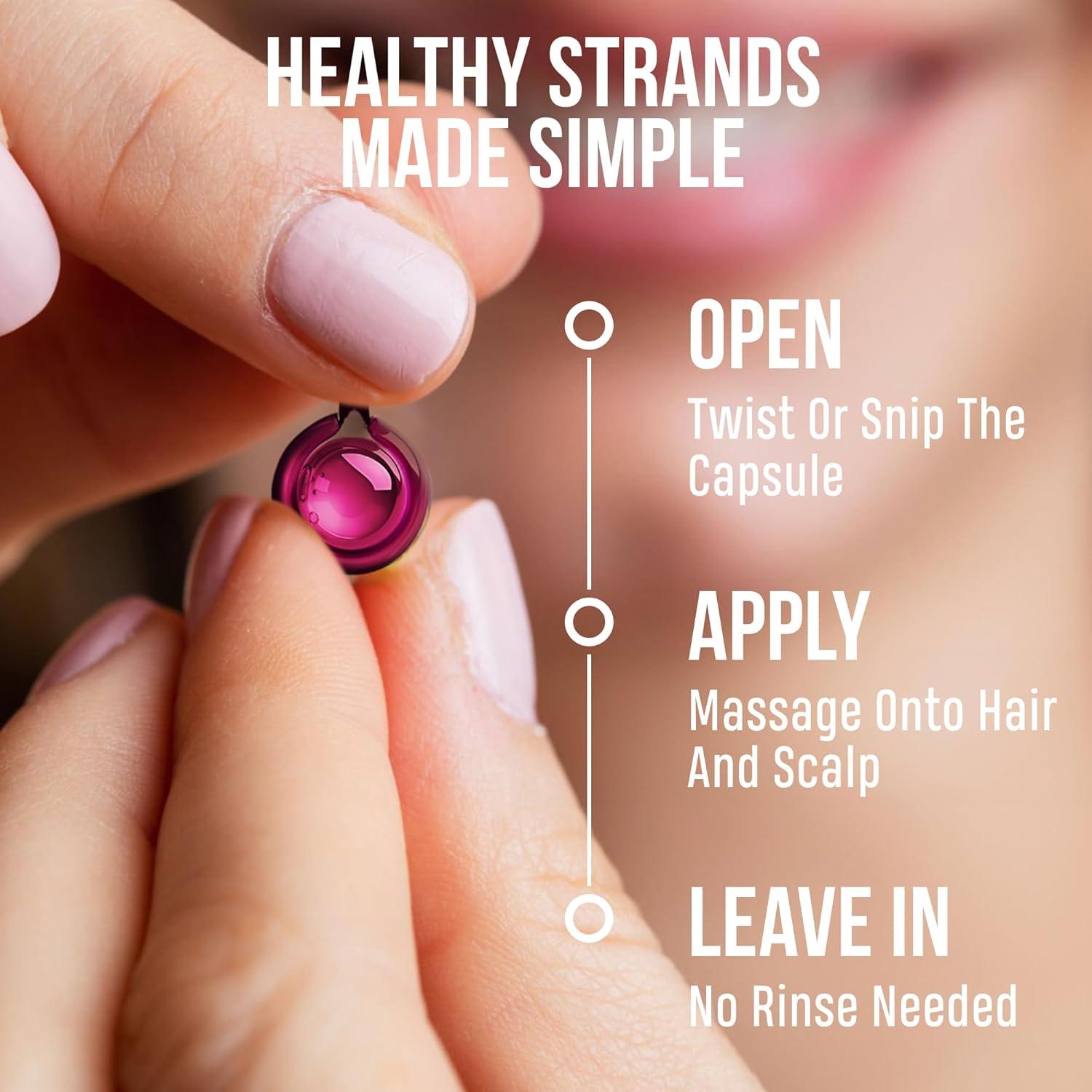 Cápsulas Suero Capilar SAVION - 7 Aceites Nutritivos 40 Unidades