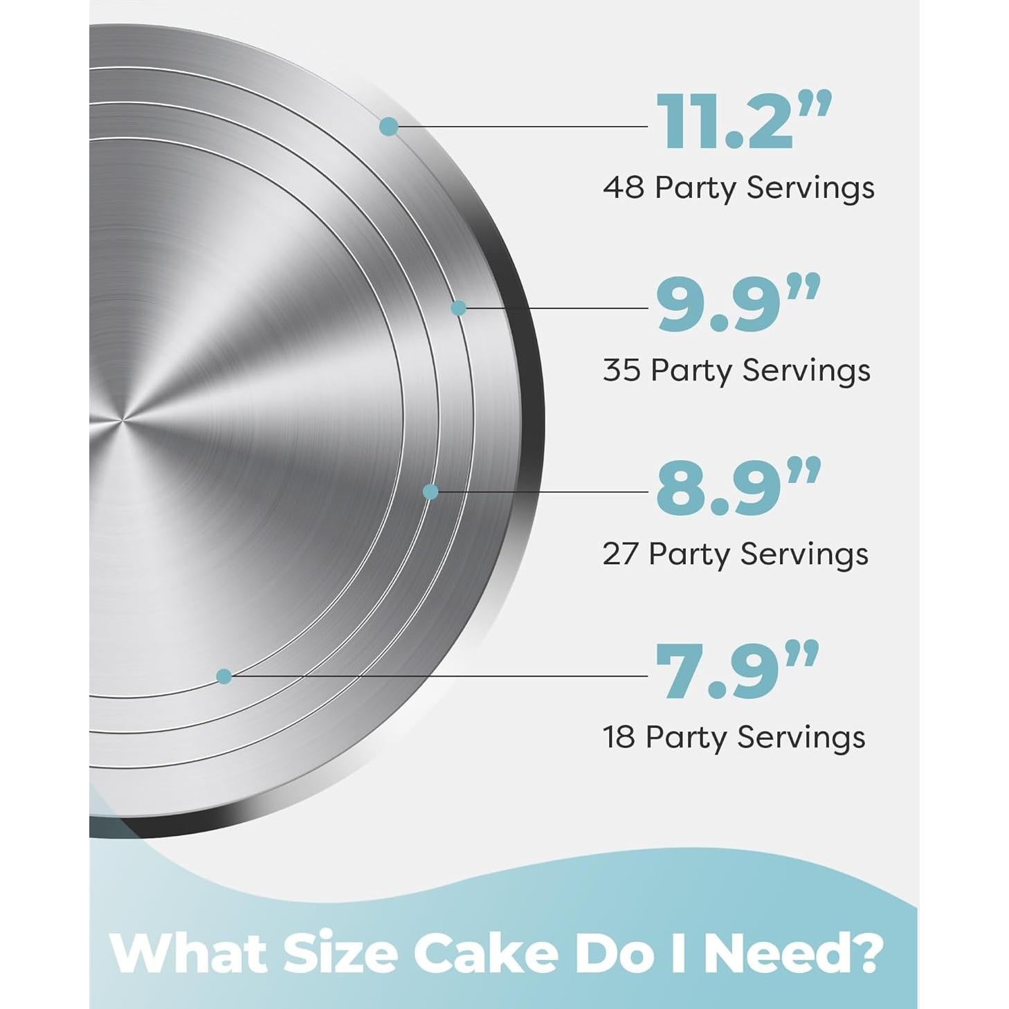 Soporte Giratorio Kootek 30.5 cm Antideslizante para Pasteles