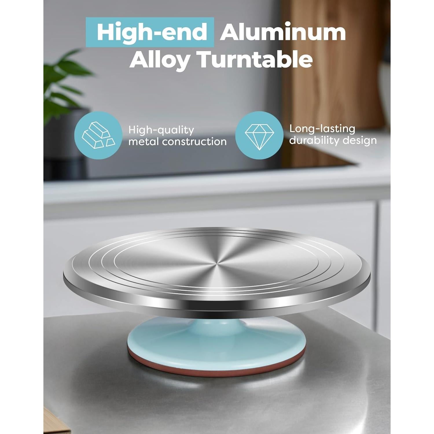 Soporte Giratorio Kootek 30.5 cm Antideslizante para Pasteles