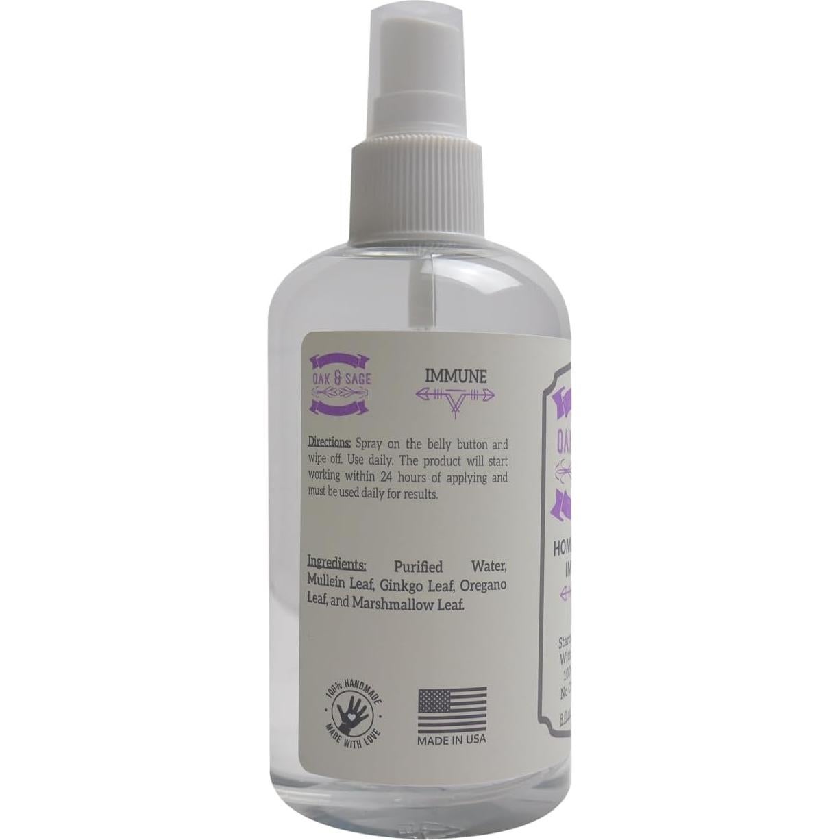 OAK & SAGE Inmunológico Homeopático 226.8ml Sin Fragancia