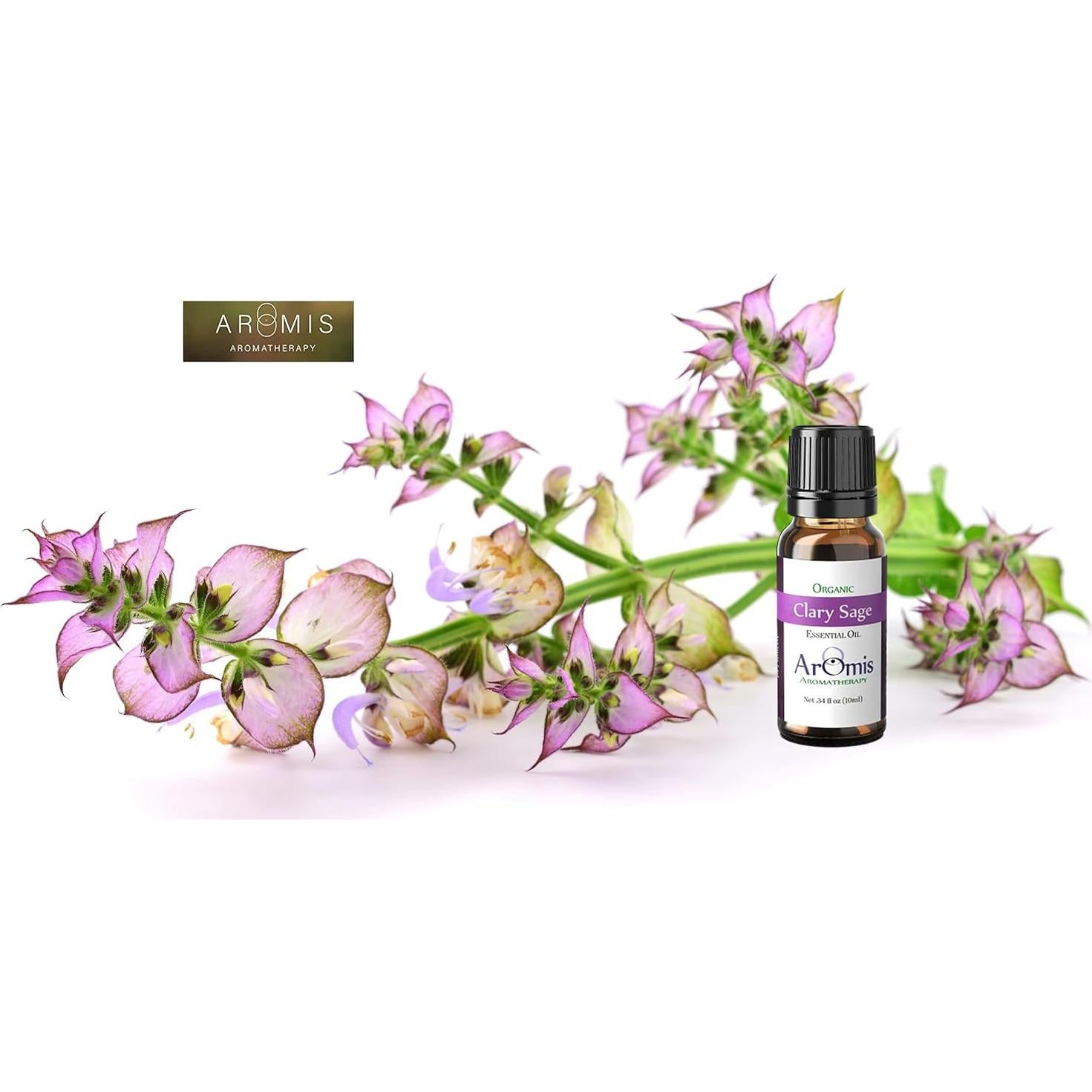 Aceite Esencial de Salvia Clary ArOmis 100% Puro 10ml