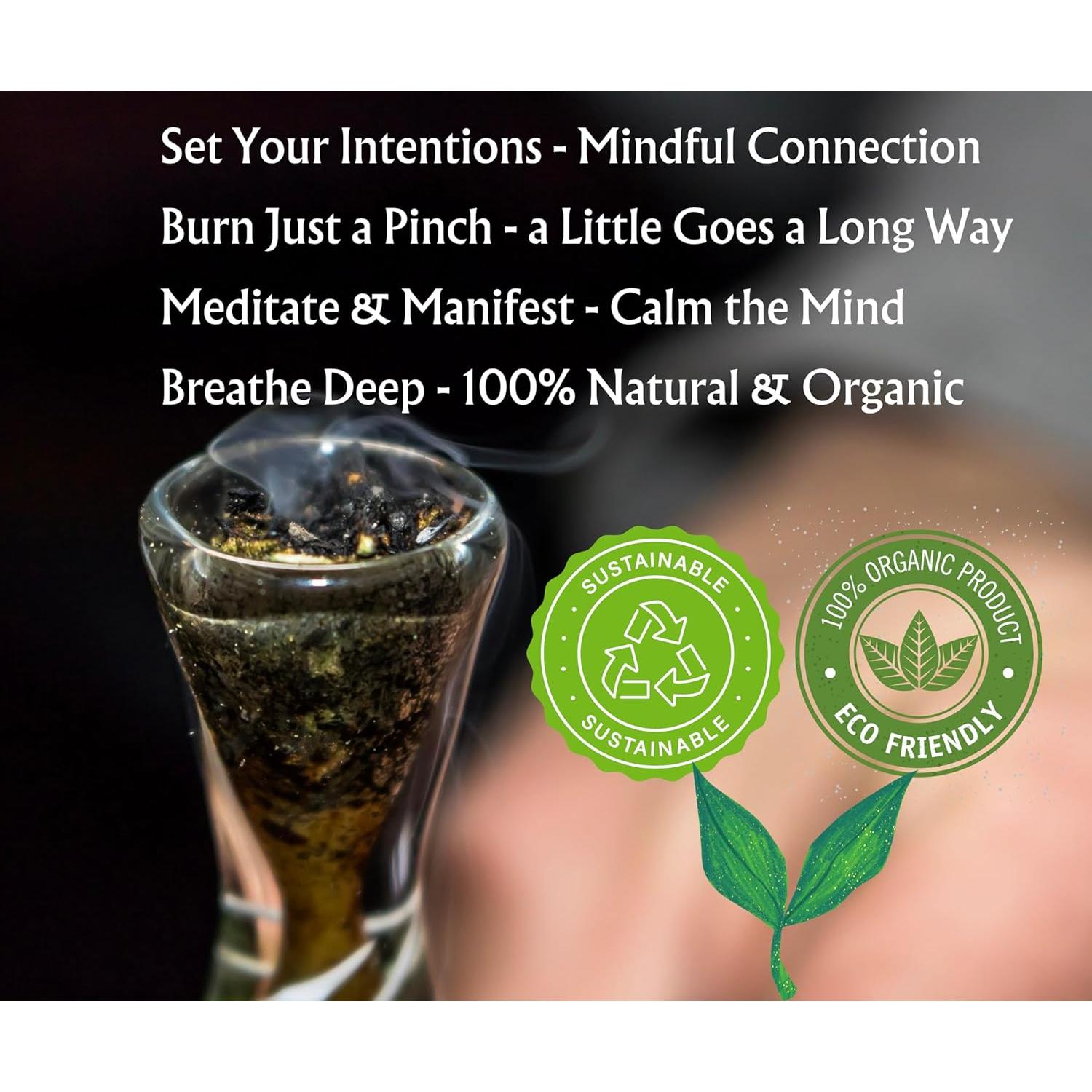 Kit de Incienso Espiritual Worldly Finds 113.4 g + Quemador