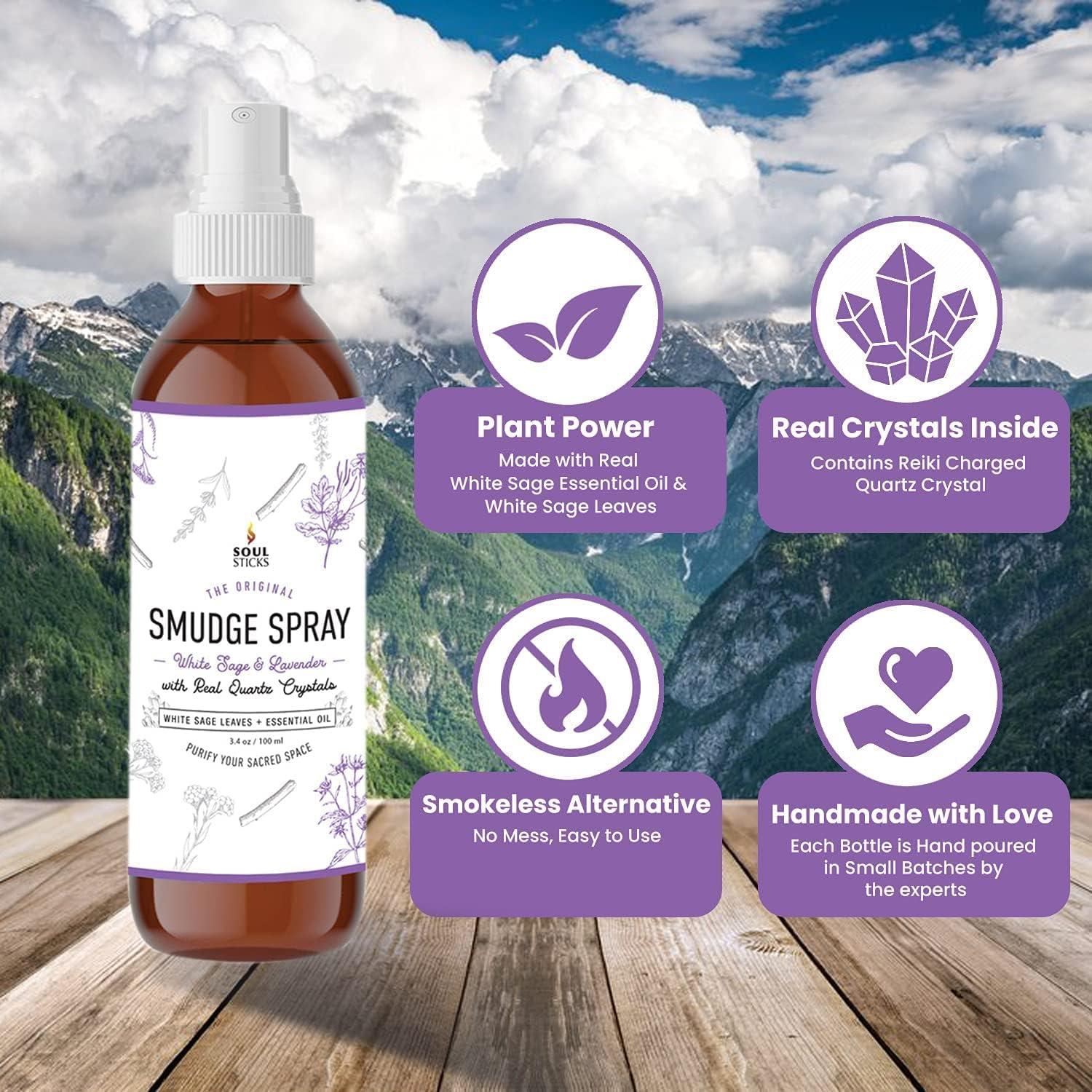 Kit de Humo Soul Sticks 3 Piezas - Salvia Blanca y Lavanda