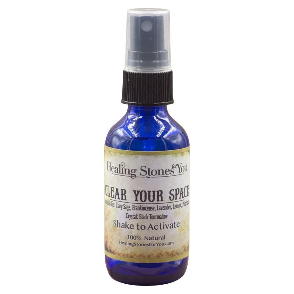 Spray de Aromaterapia Despeja Tu Espacio 59 ml - Cristales y Aceites Esenciales