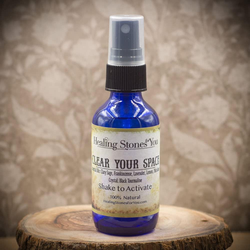 Spray de Aromaterapia Despeja Tu Espacio 59 ml - Cristales y Aceites Esenciales
