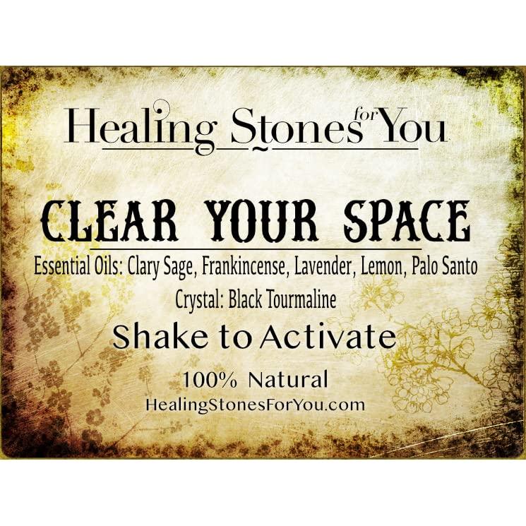 Spray de Aromaterapia Despeja Tu Espacio 59 ml - Cristales y Aceites Esenciales