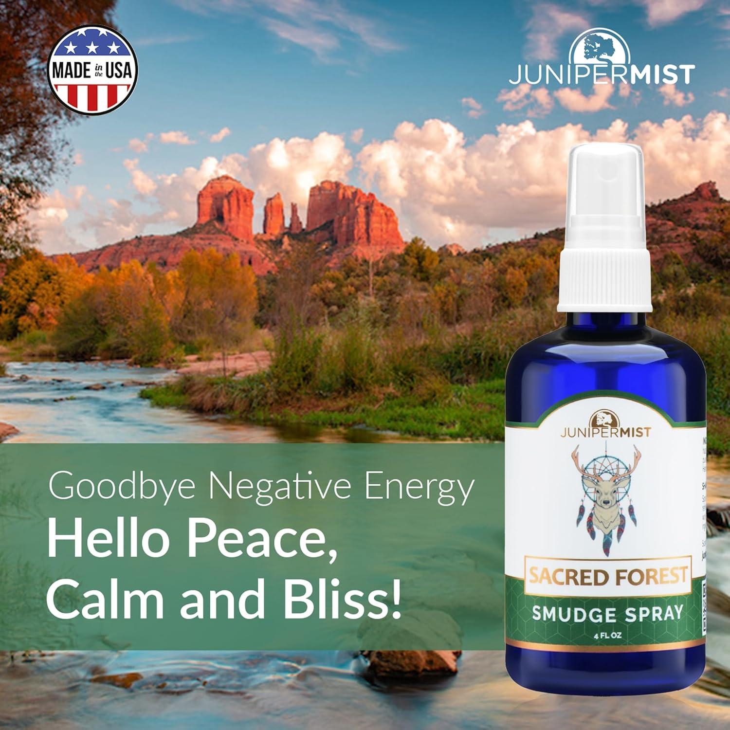 Spray Limpiador Energía Negativa JuniperMist 120ml Bosque Sagrado