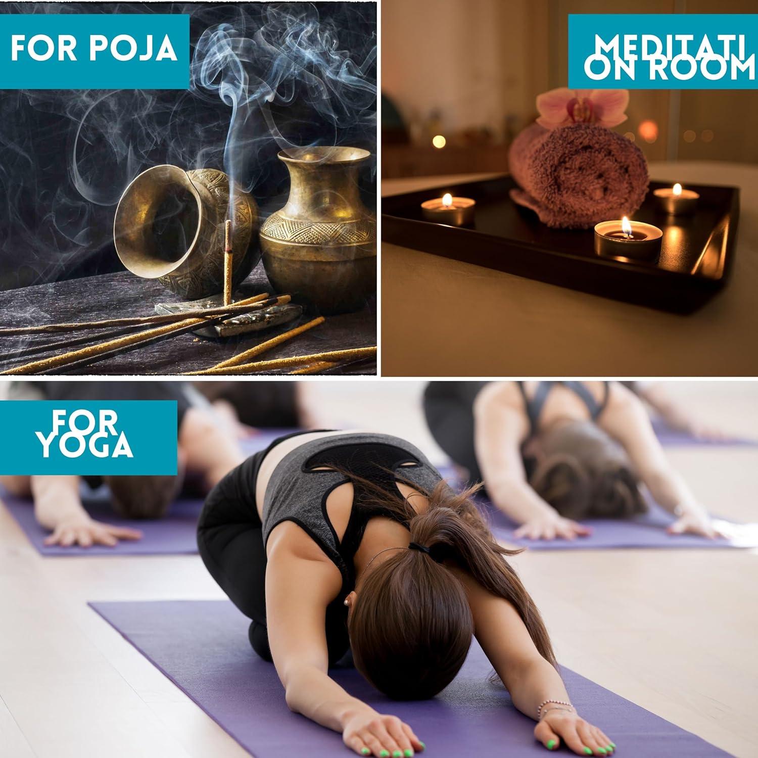 Varitas de Incienso Alaysom Salvia Blanca - Paquete de 4 Fragancias