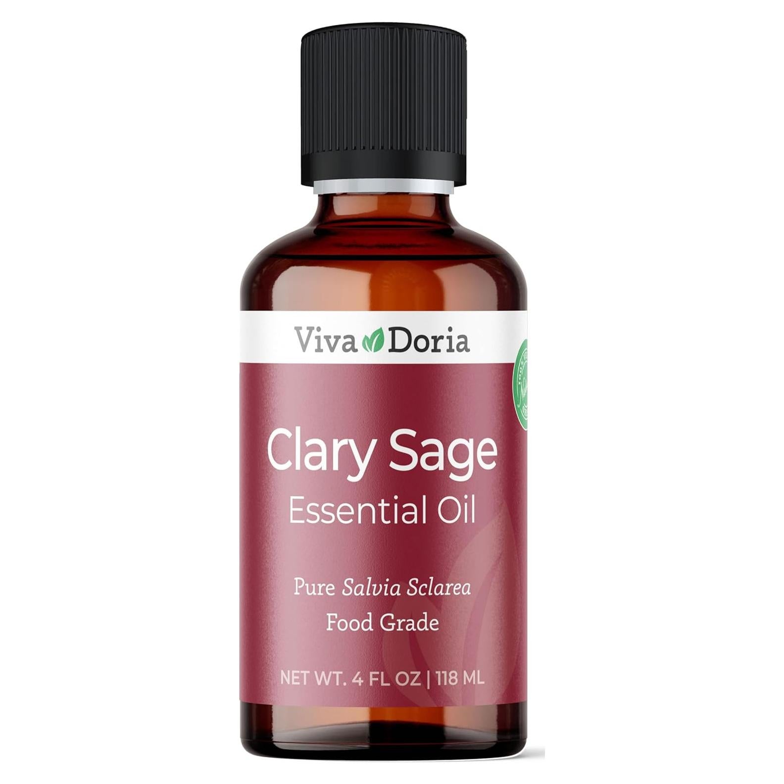 Aceite Esencial de Salvia Clary Viva Doria 100% Puro 118 mL