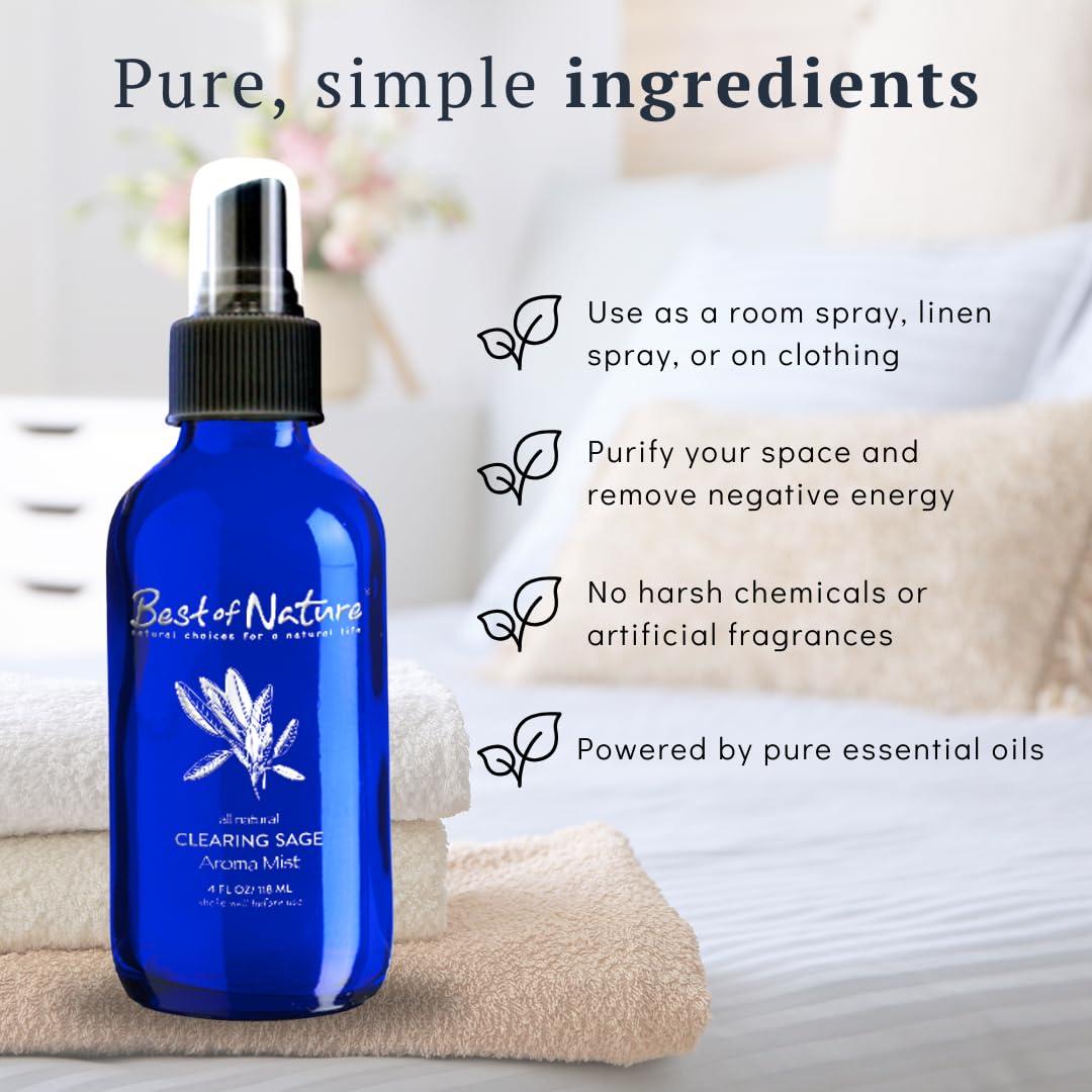 Spray Aromaterapia Salvia Limpiadora 100% Natural 250ml