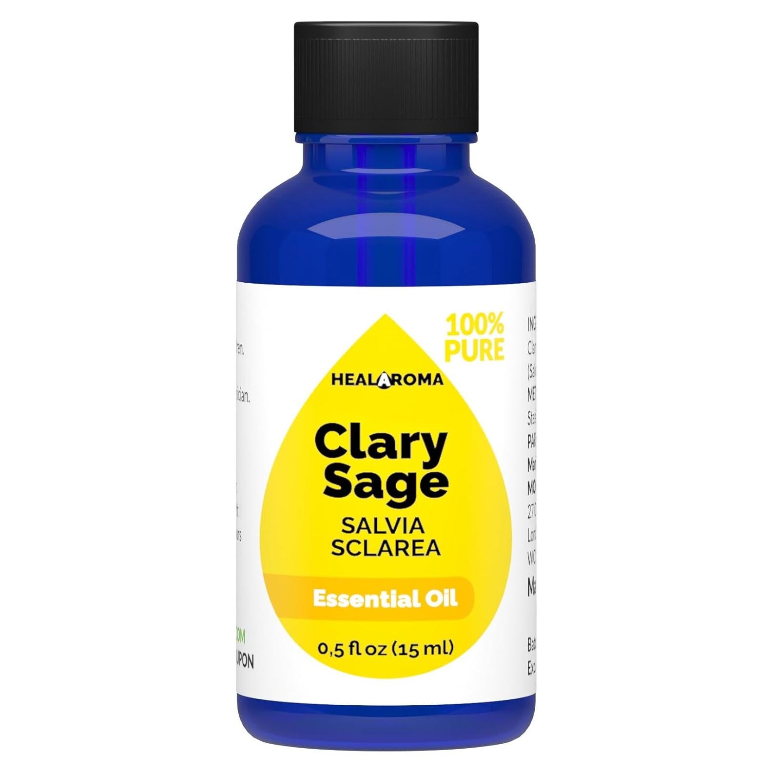 Aceite Esencial Puro de Salvia Clary 15 ml - MONOHERB