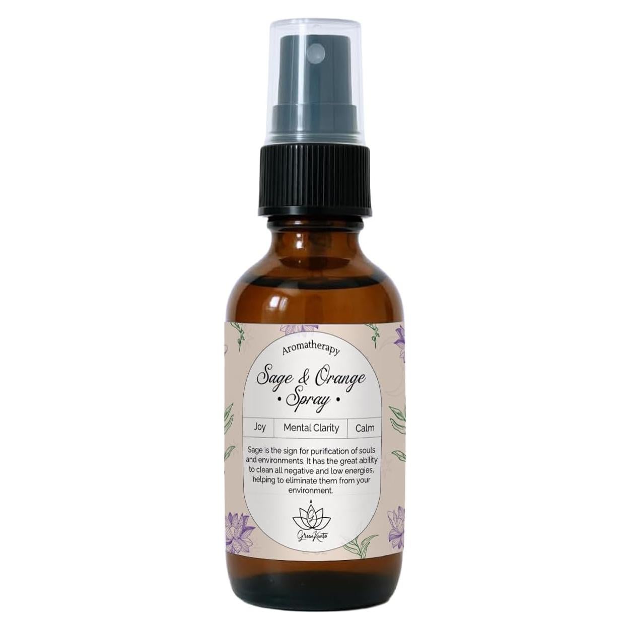 Spray de Aromaterapia Salvia y Naranja Greenkanto 120ml