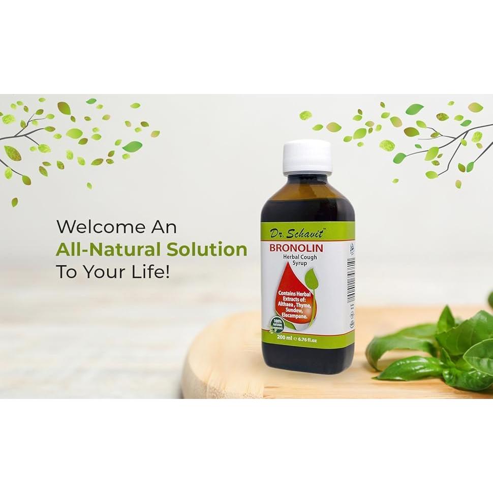 Jarabe Herbal para la Tos BRONOLIN 200ml - 100% Natural