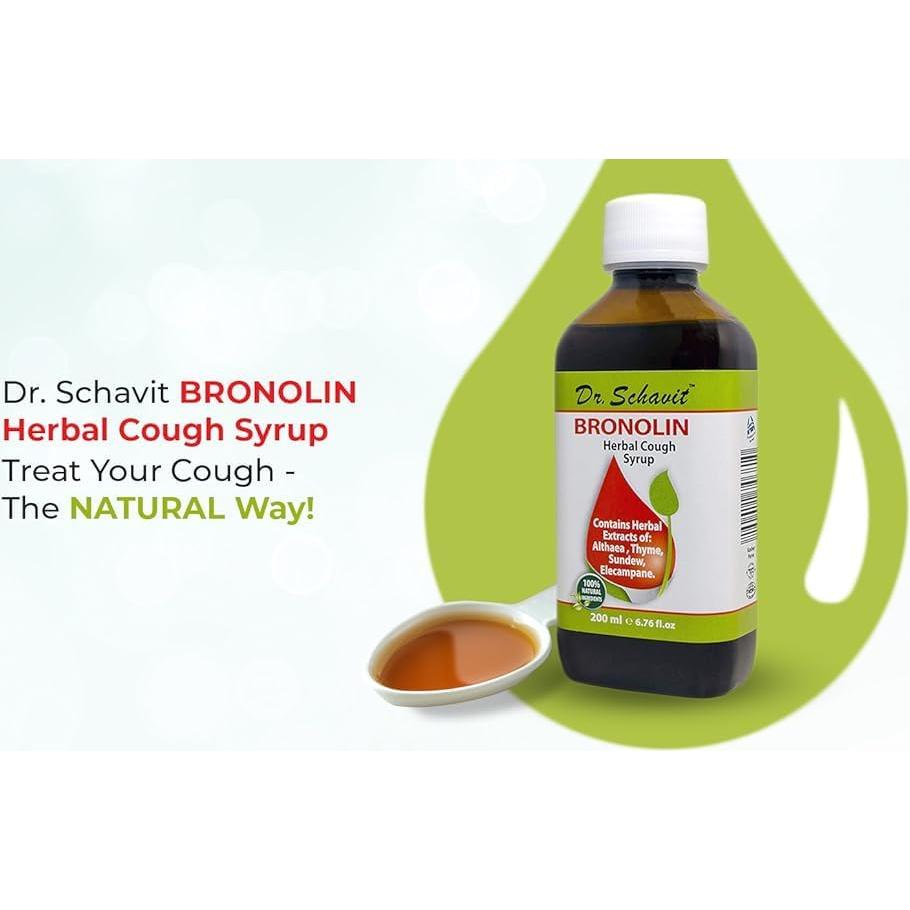 Jarabe Herbal para la Tos BRONOLIN 200ml - 100% Natural