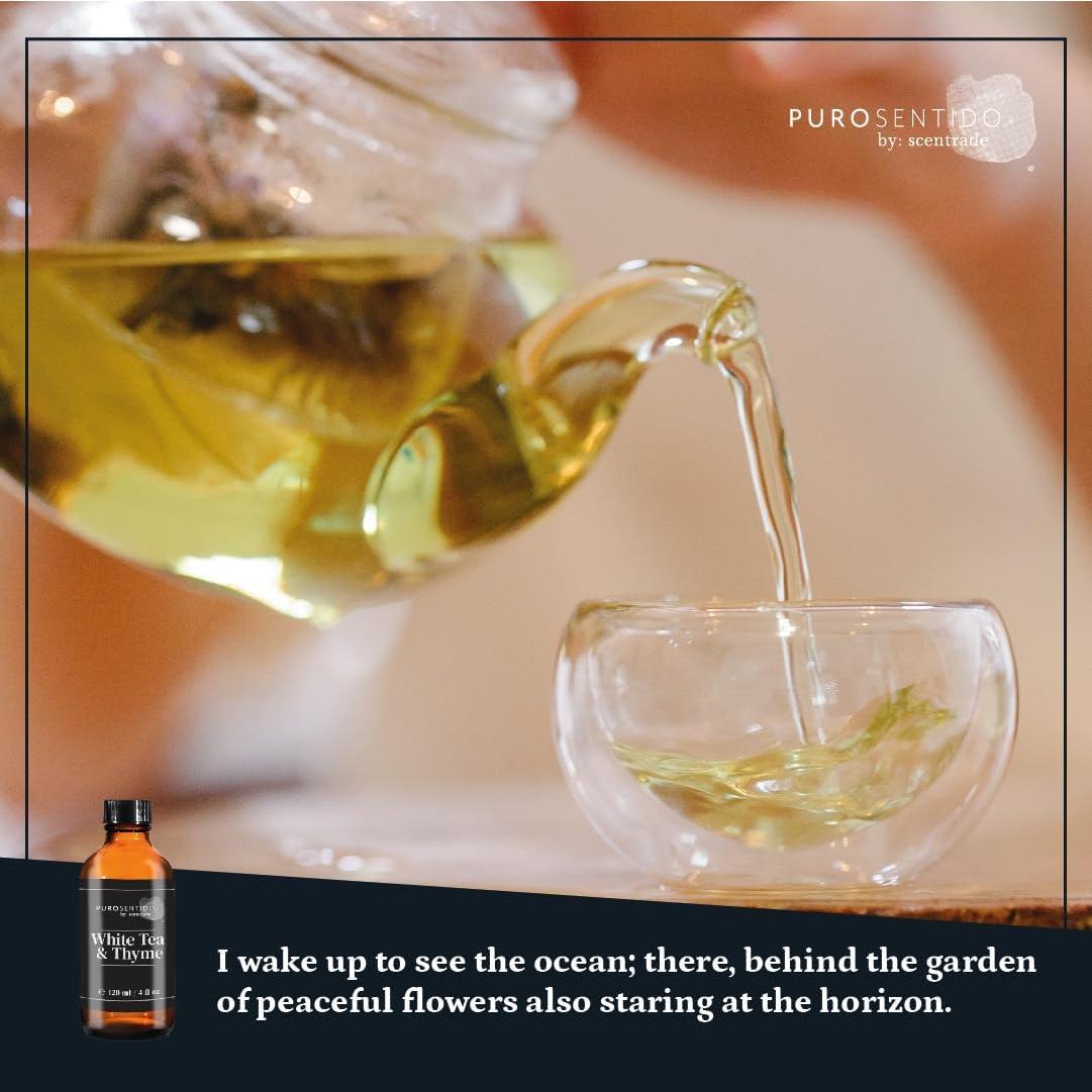 Aceite Aromático Puro Sentido Scentrade 120ml Té Blanco y Tomillo