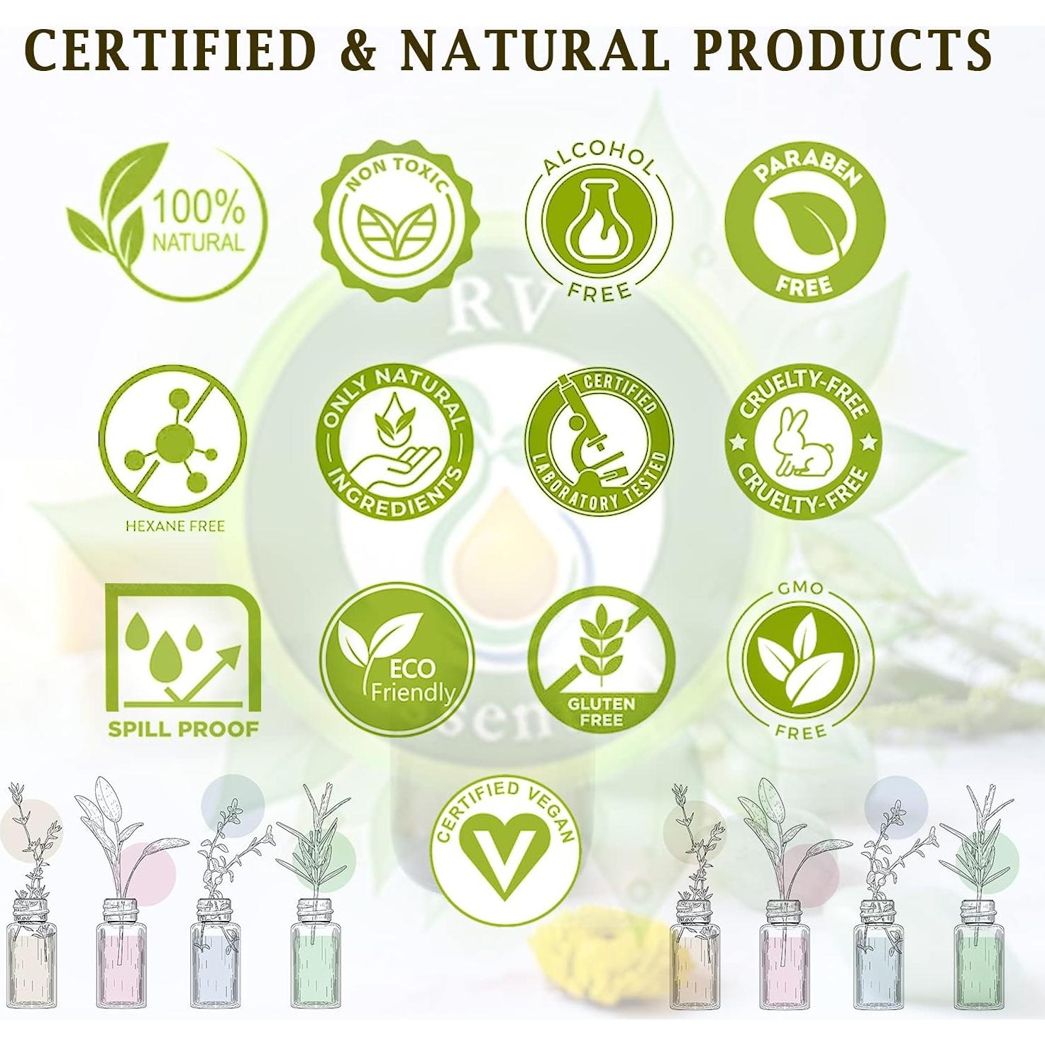 Aceite Esencial de Tomillo R V Esencial 15ml 100% Puro