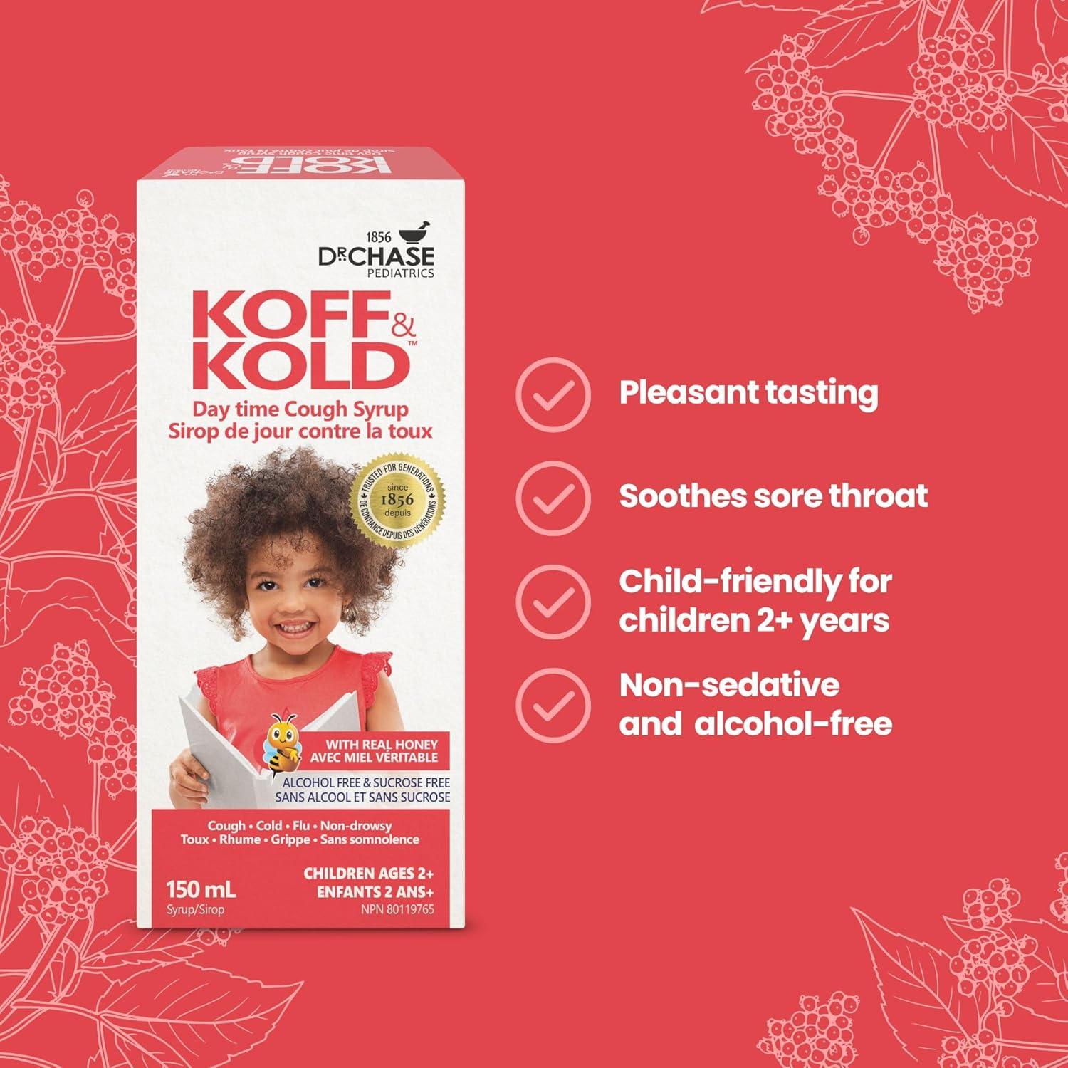 Jarabe para la tos Dr. Chase Koff Kontrol 143.3 g Niños