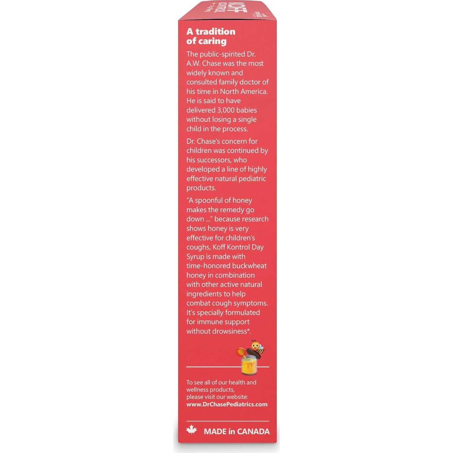 Jarabe para la tos Dr. Chase Koff Kontrol 143.3 g Niños