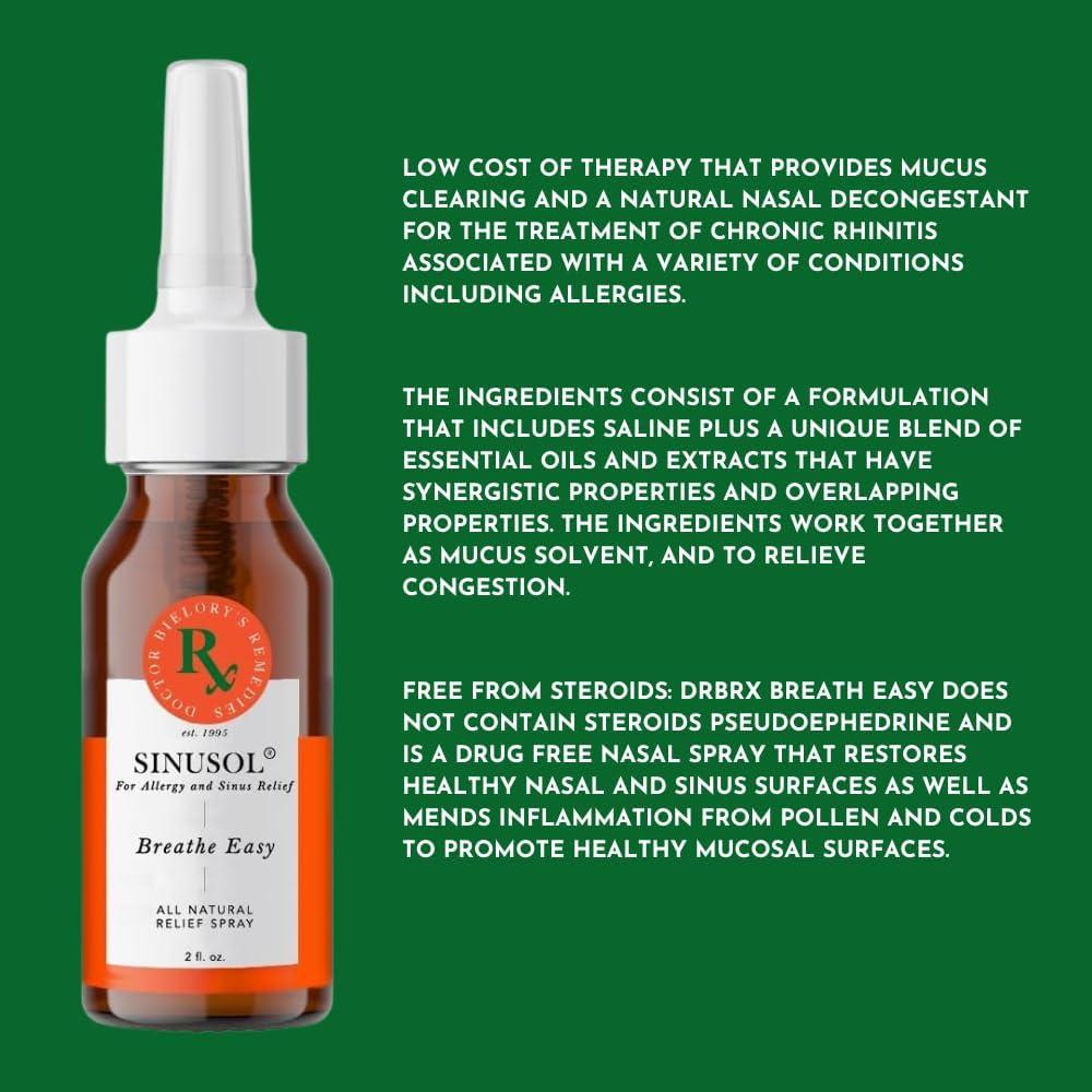 Alivio Rápido de Alergias DrBRX Breathe Easy 60ml