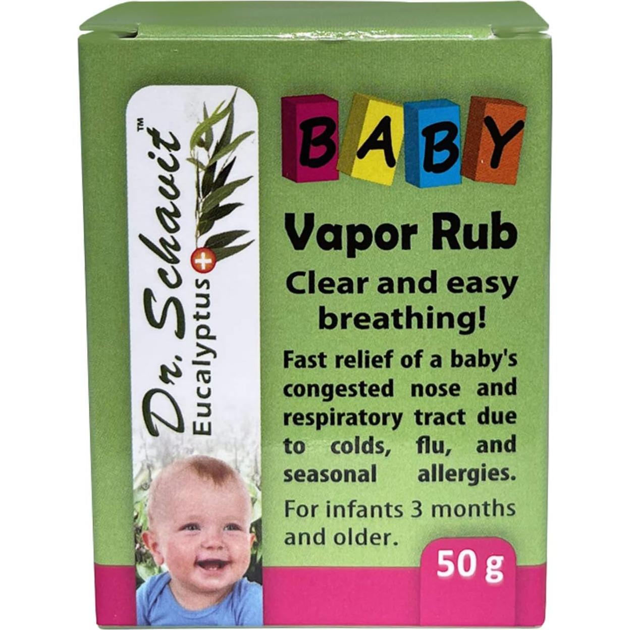 Bálsamo Vapor para Bebés Dr. Schavit 56.7g - Alivio Congestión