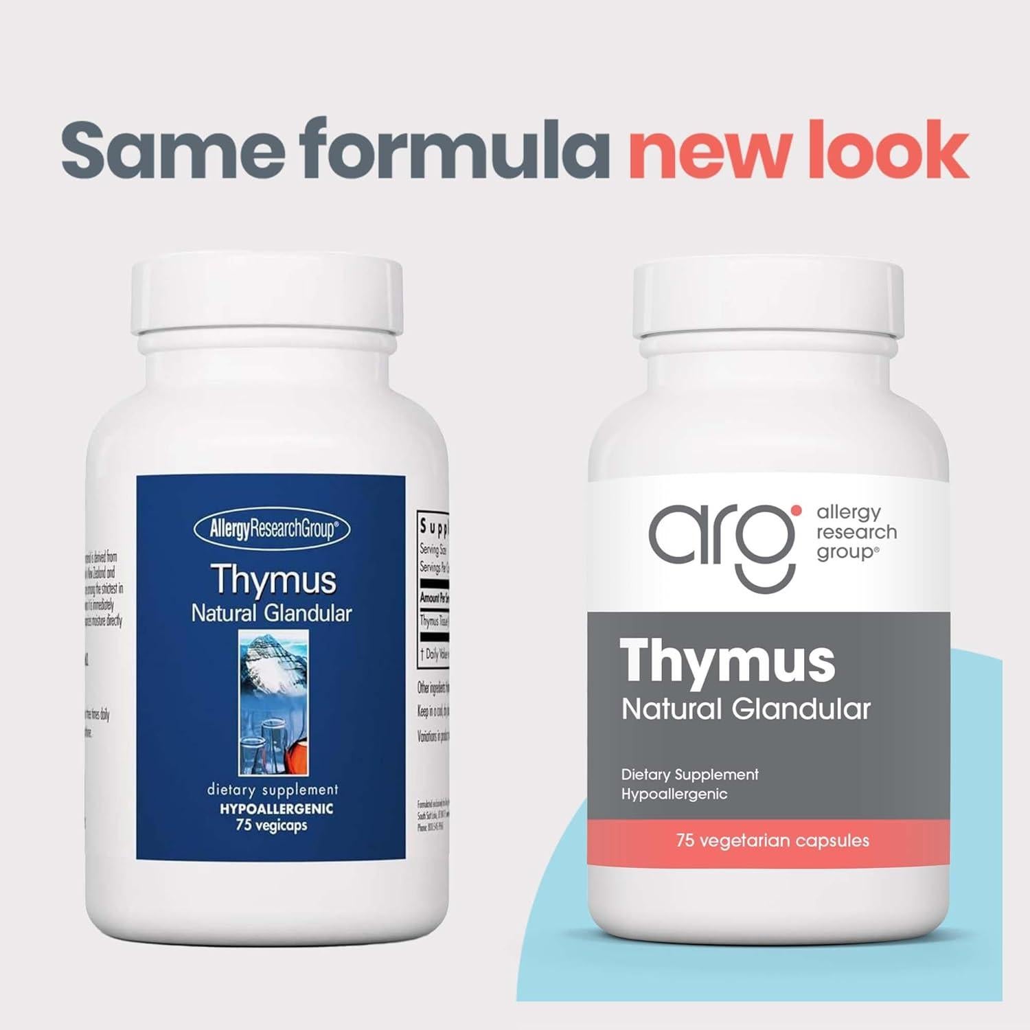 Suplemento de Timo 1000mg Grupo de Investigación de Alergias - 75 Cápsulas