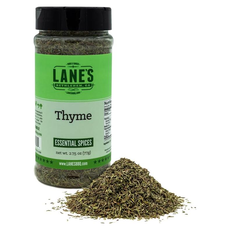 Condimento de Tomillo Seco Lane 77g 100% Natural Hecho en EE. UU.