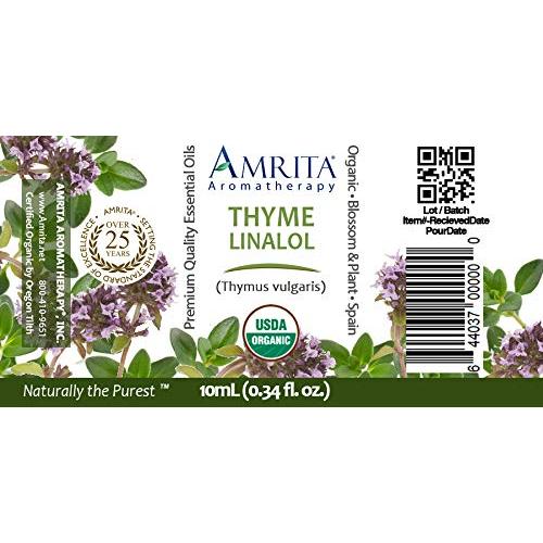 Aceite Esencial de Tomillo Orgánico Amrita 10ML Puro