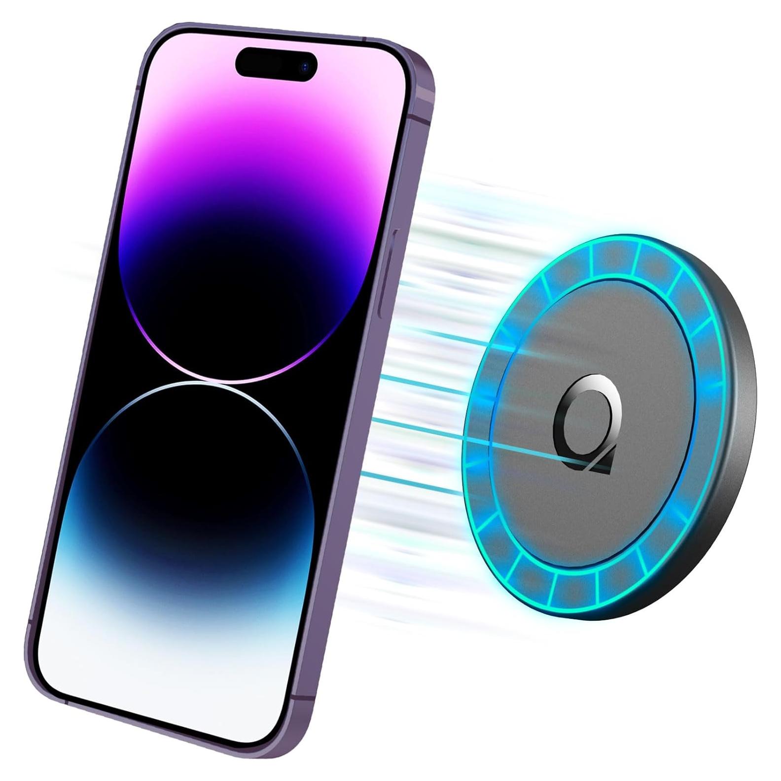 Soporte Magnético Quarble para Magsafe 16 15 14 13 12 Negro