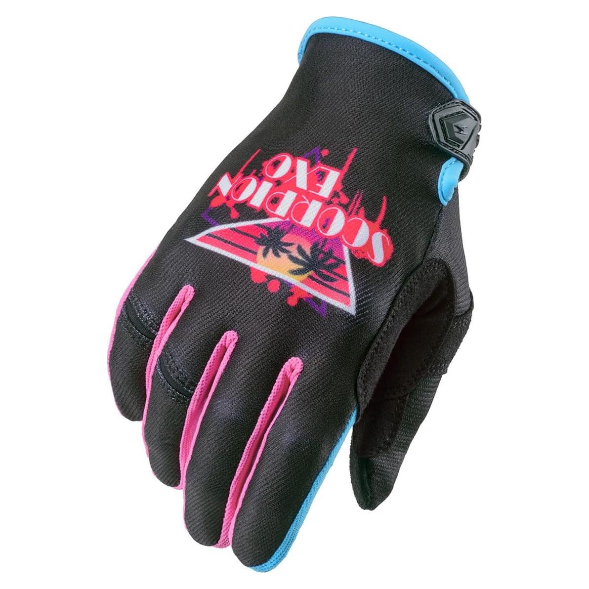 Guantes Moto-Flex ScorpionEXO Táctiles 3X Grande Negro