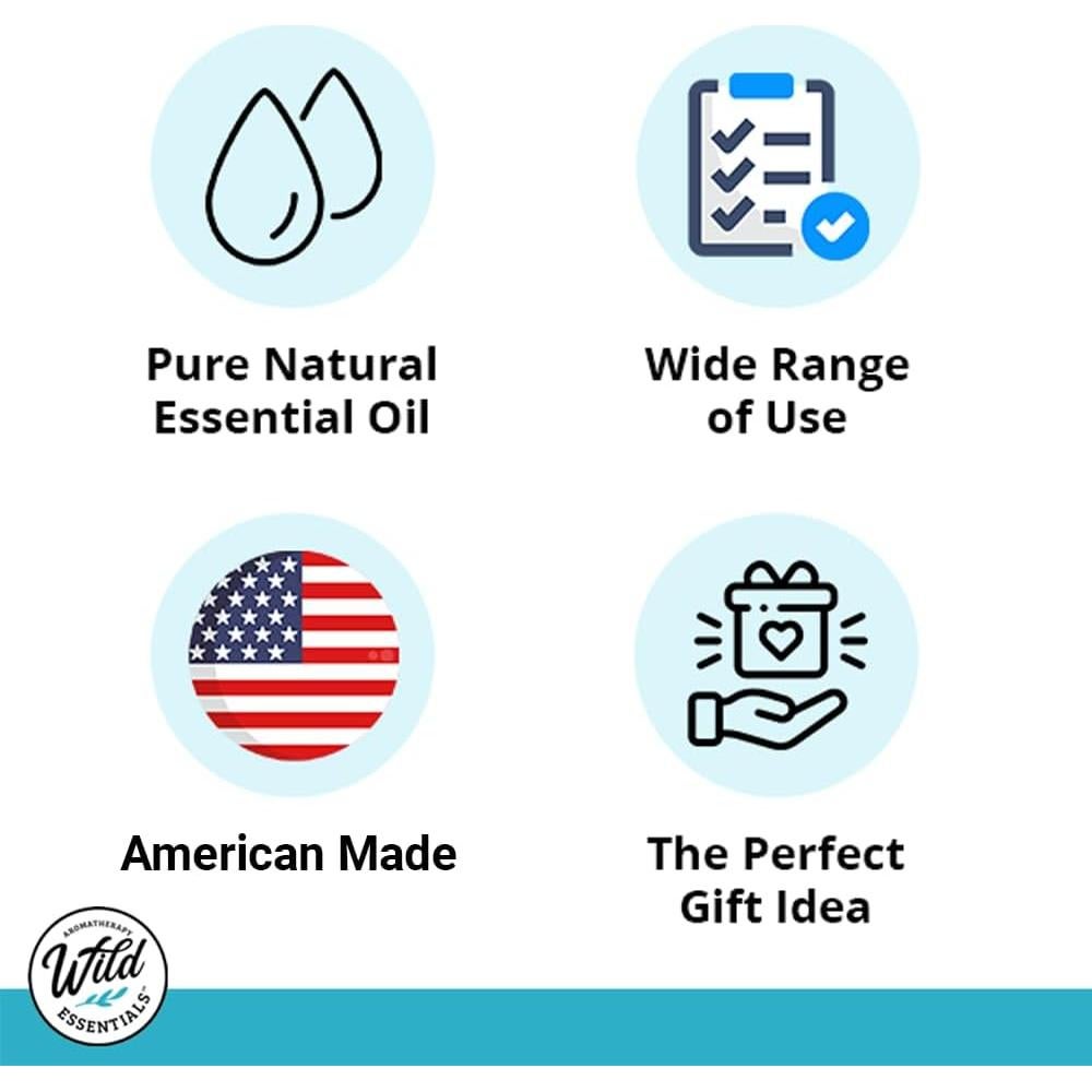 Aceite Esencial de Romero 100% Puro Wild Essentials 10ml