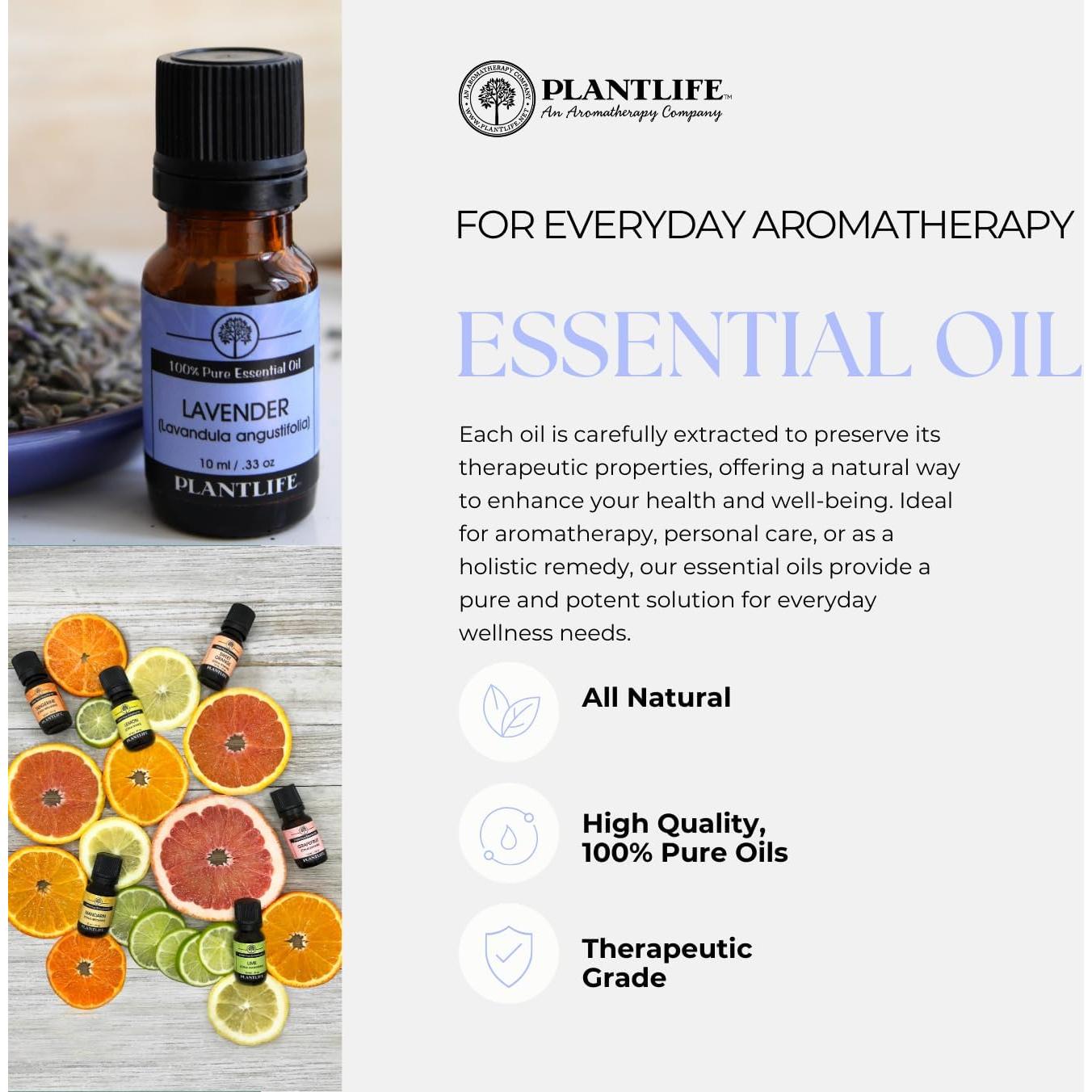 Aceite Esencial de Romero Plantlife 30 ml 100% Puro Terapéutico