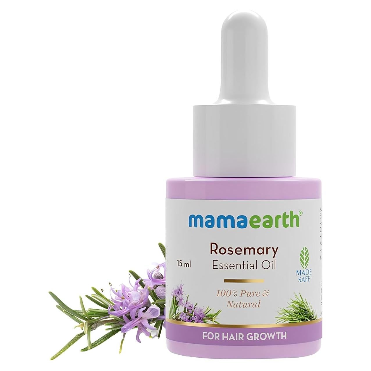 Aceite Esencial de Romero Mamaearth 15 ml - Crecimiento Cabello