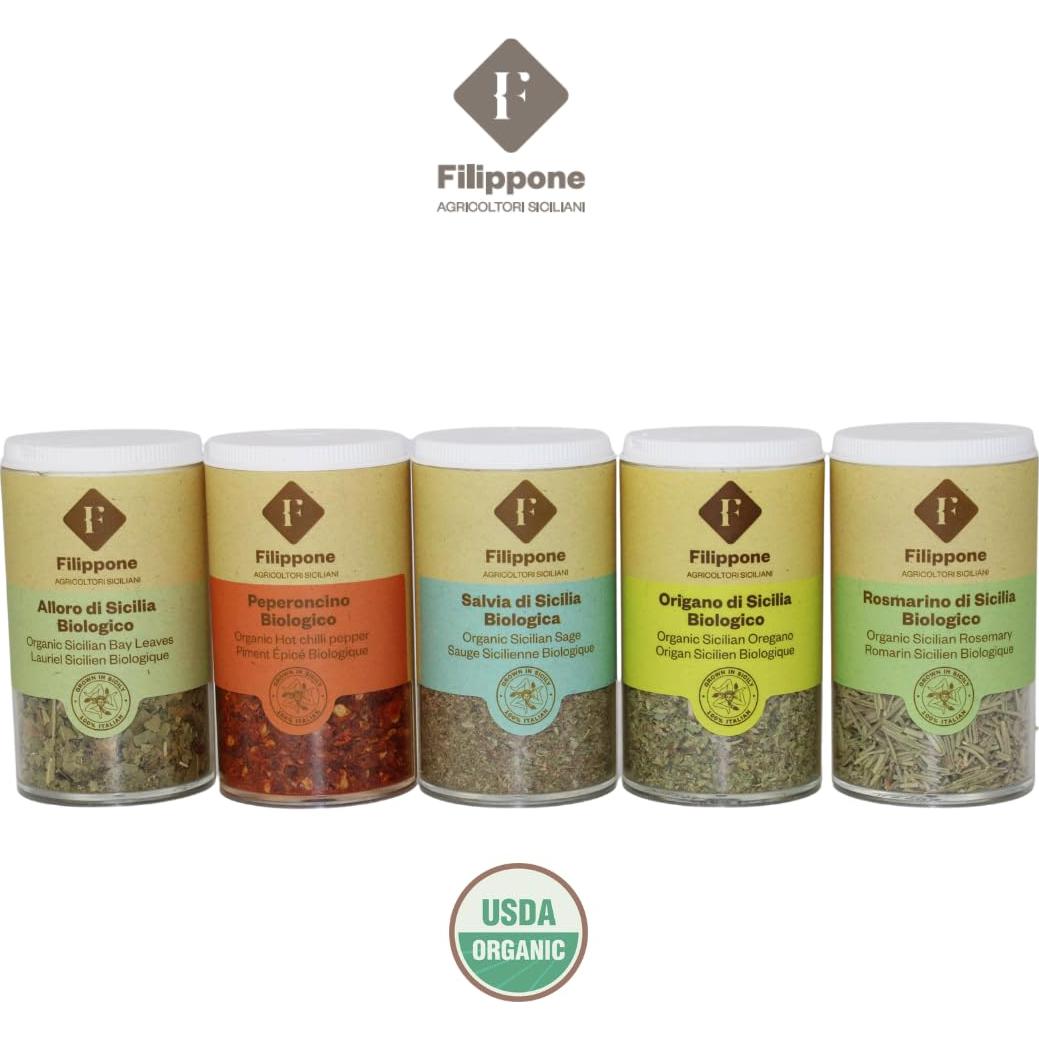 Sazonador de Hierbas Orgánico Filippone Romero 20 g Fresco