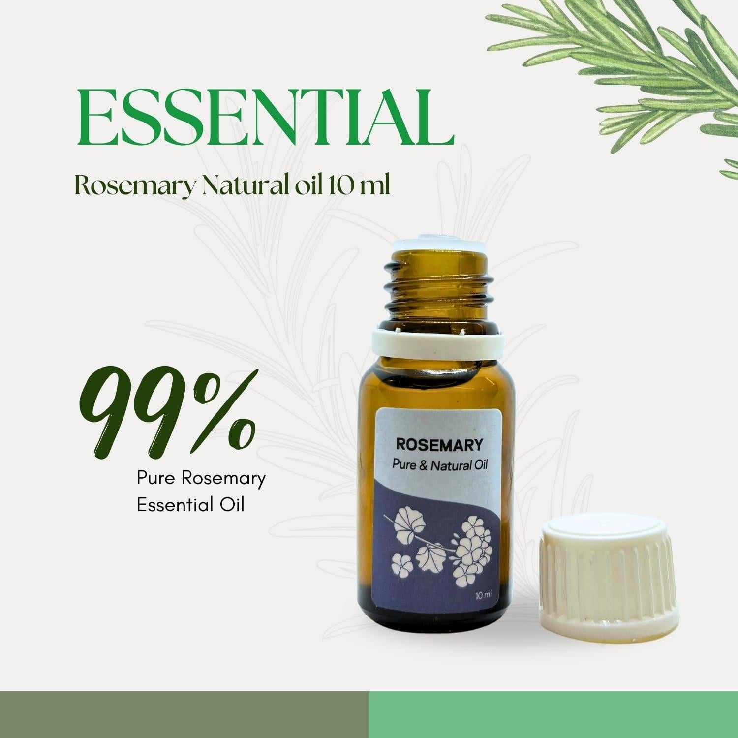 Aceite Esencial de Romero Roots & Above 10 ml Puro Natural