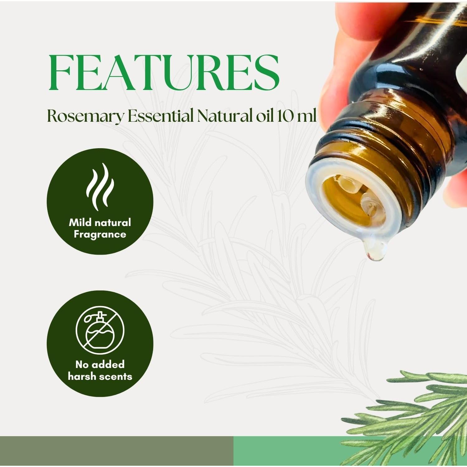 Aceite Esencial de Romero Roots & Above 10 ml Puro Natural