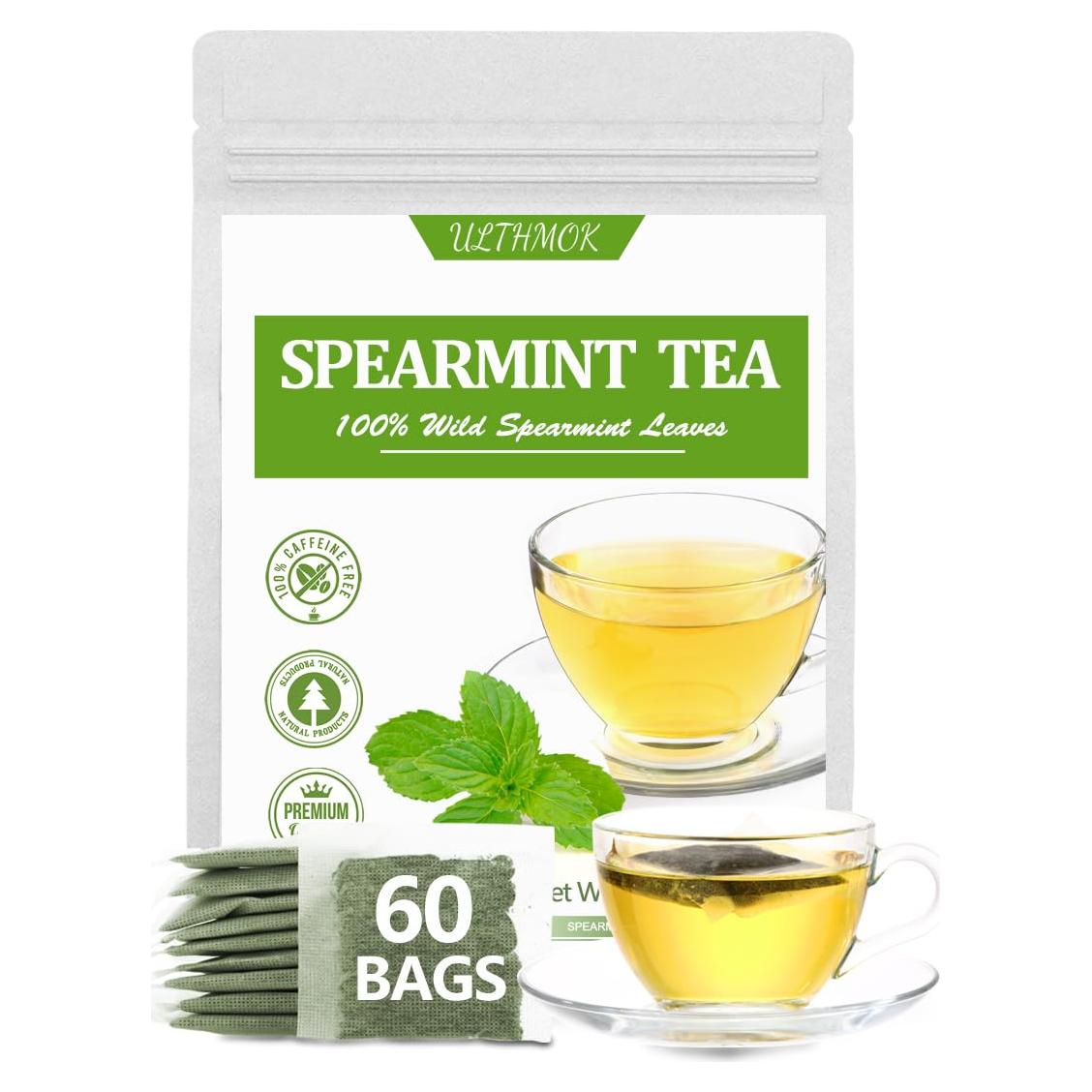 Té de Hierbabuena YILINSHA 60 Bolsas 100% Natural Sin Cafeína