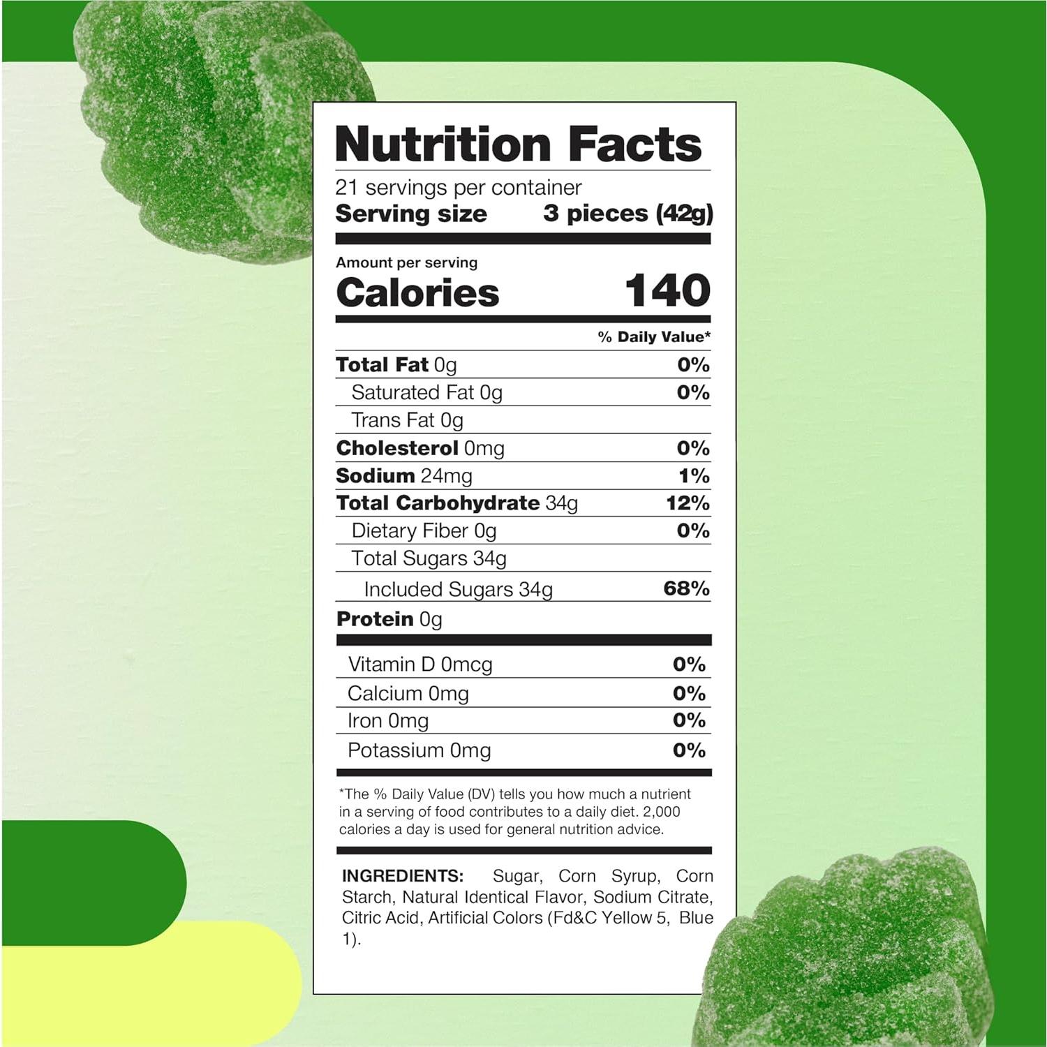 Caramelo de Gelatina de Hierbabuena - 907g - Suave y Masticable