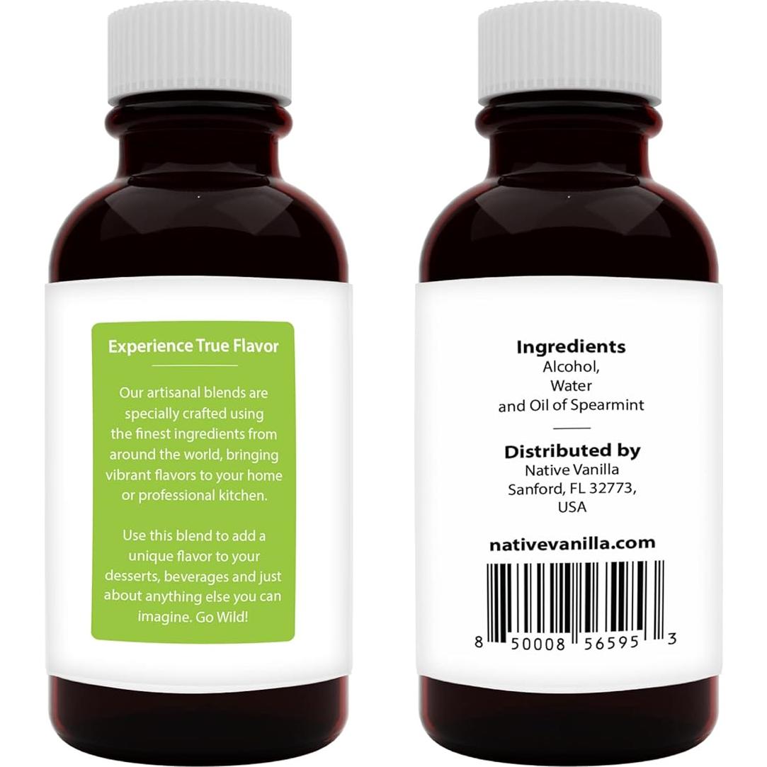 Extracto de Menta Verde Pura Vainilla Nativa 118.3 ml