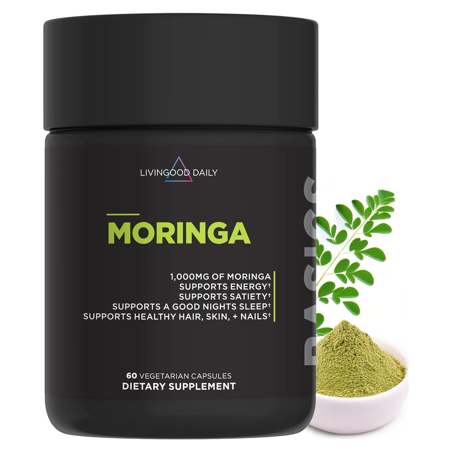 Cápsulas de Moringa Livingood Daily 1000 mg - 60 Unidades