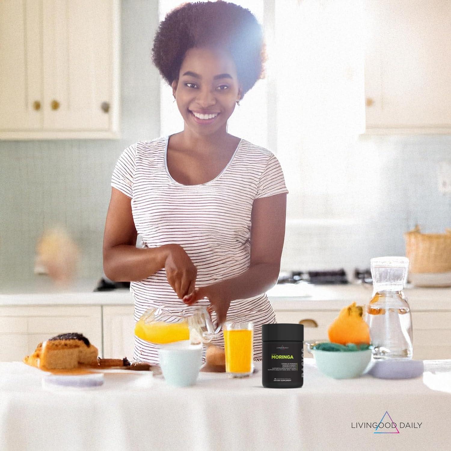 Cápsulas de Moringa Livingood Daily 1000 mg - 60 Unidades