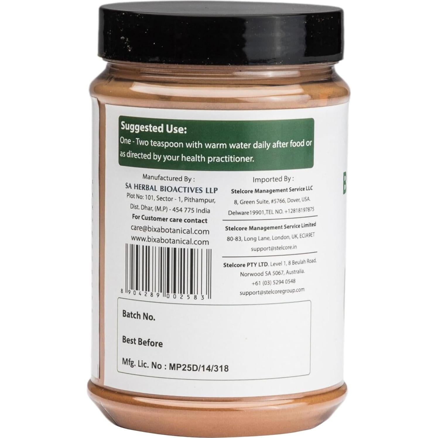 Polvo de Bayberry Bixa Botanical 200g | Suplemento Herbal Vegano