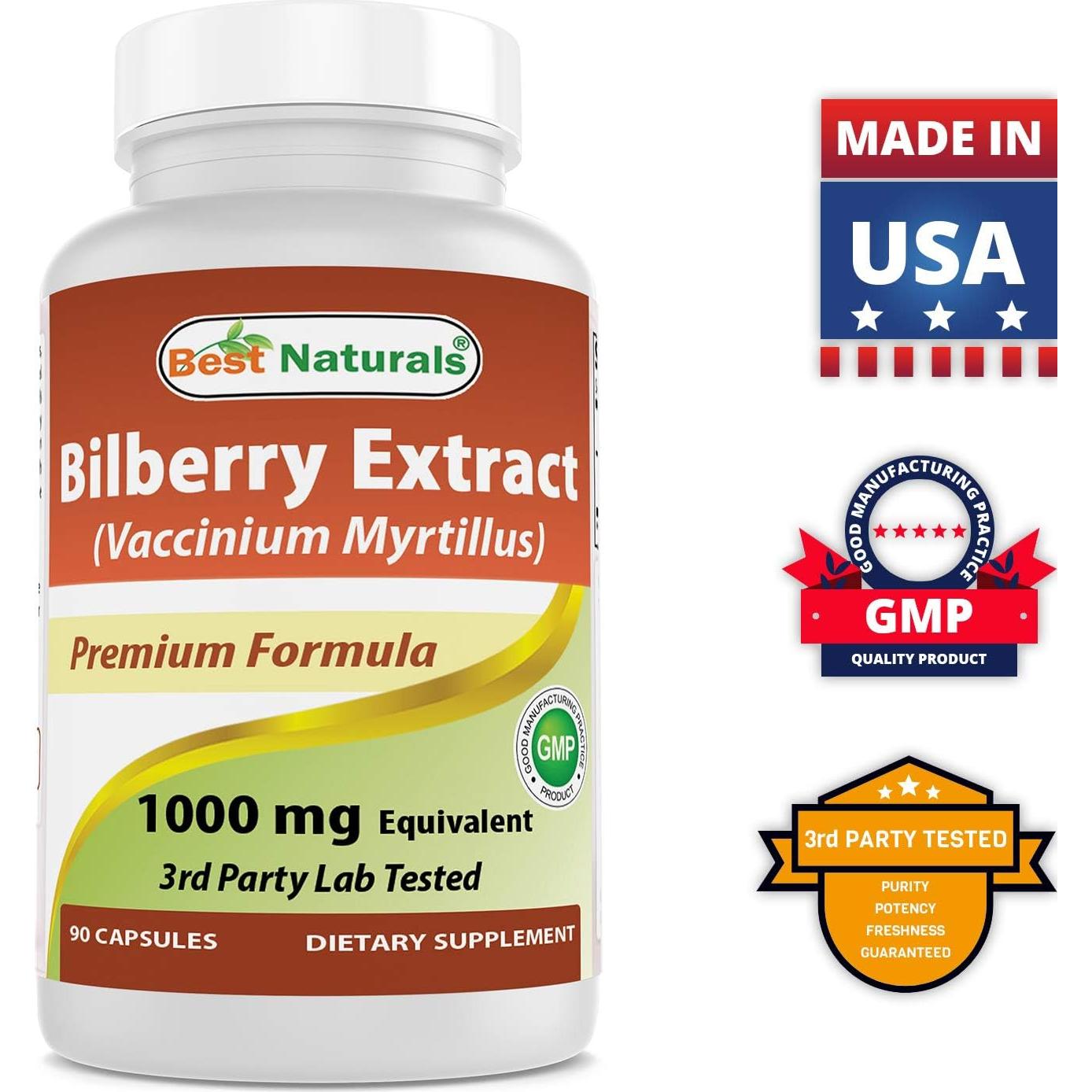 Suplemento Arándano 1000 mg Mejores Naturales 270 Cápsulas