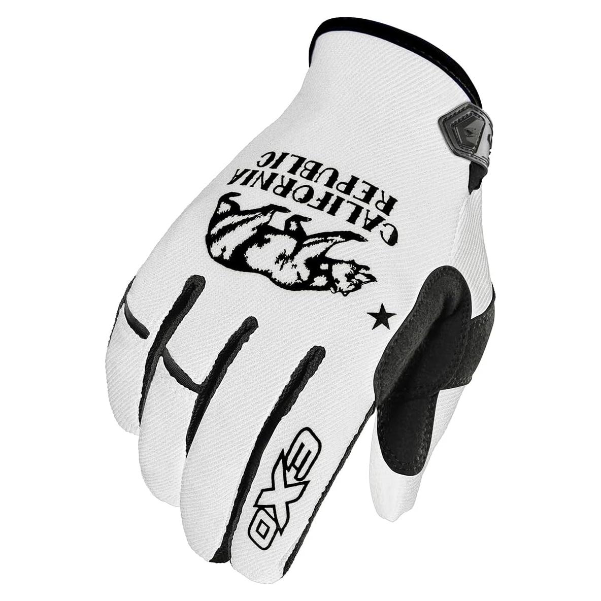 Guantes Moto-Flex ScorpionEXO Táctiles 2X-Large Blanco/Negro