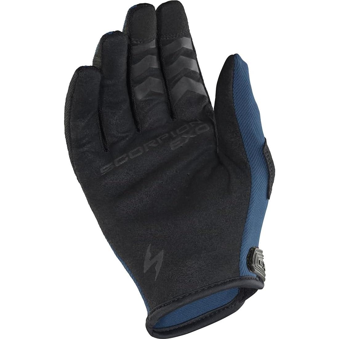 Guantes Moto-Flex ScorpionEXO Azul Sólido Talla Pequeña