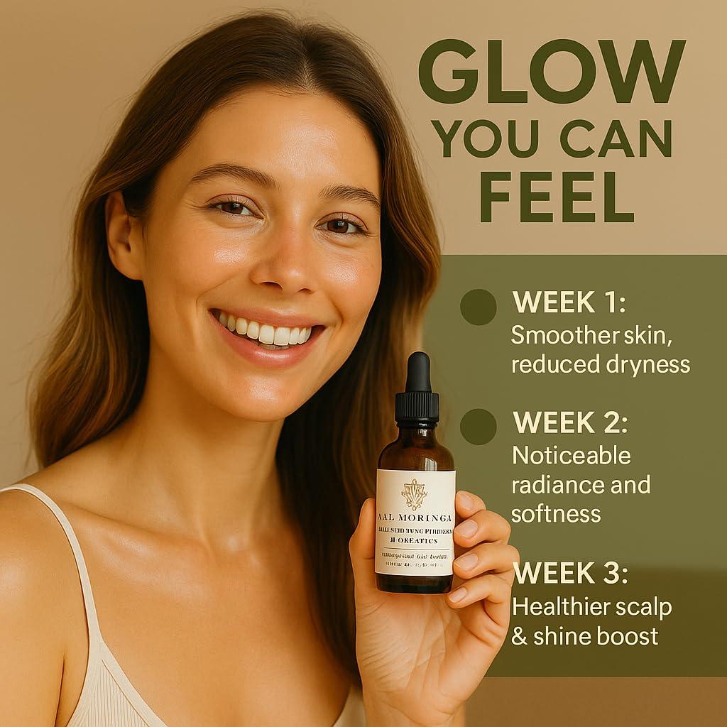 Aceite de Semilla de Moringa A M 60 ml - Facial y Capilar Premium