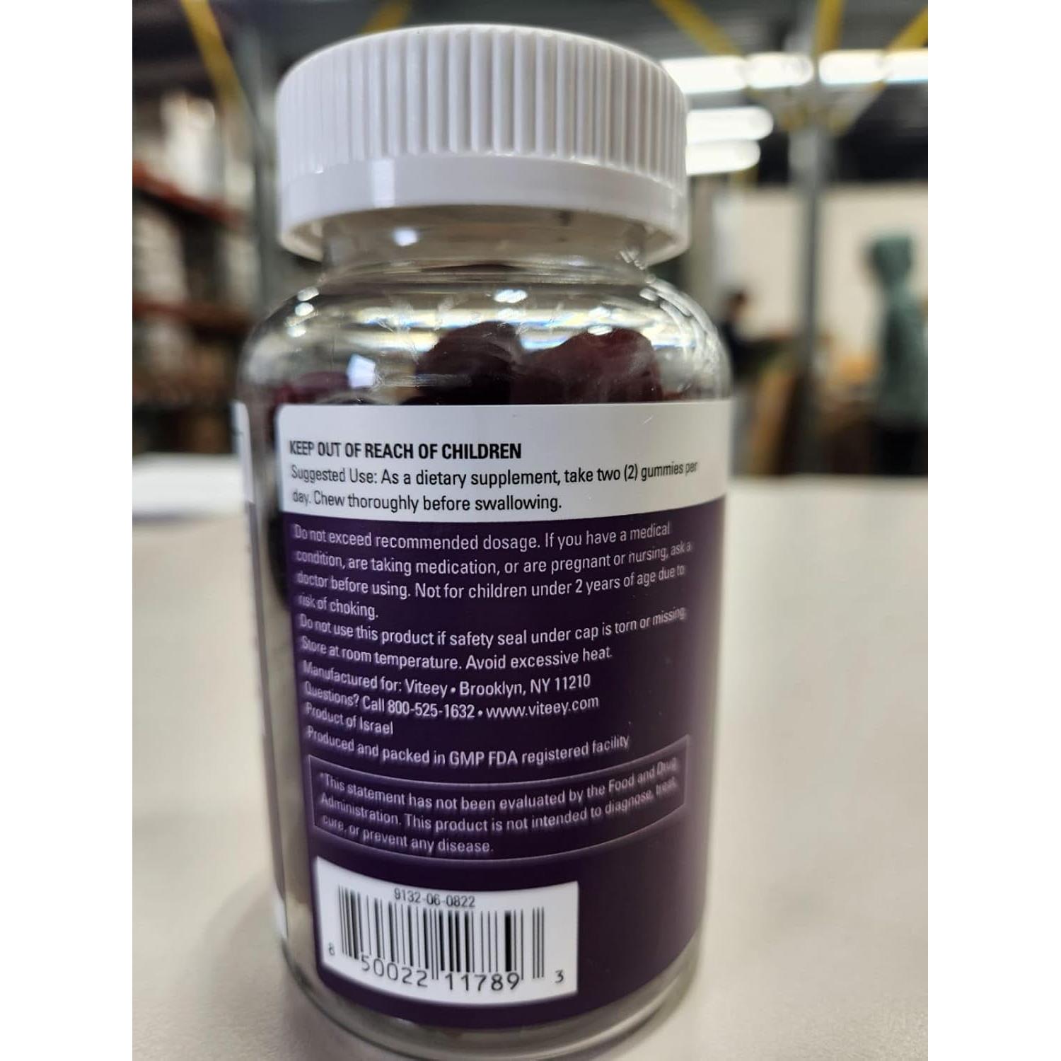 Gomitas de Moringa Viteey 4000mg - Veganas, Sabor Fresa