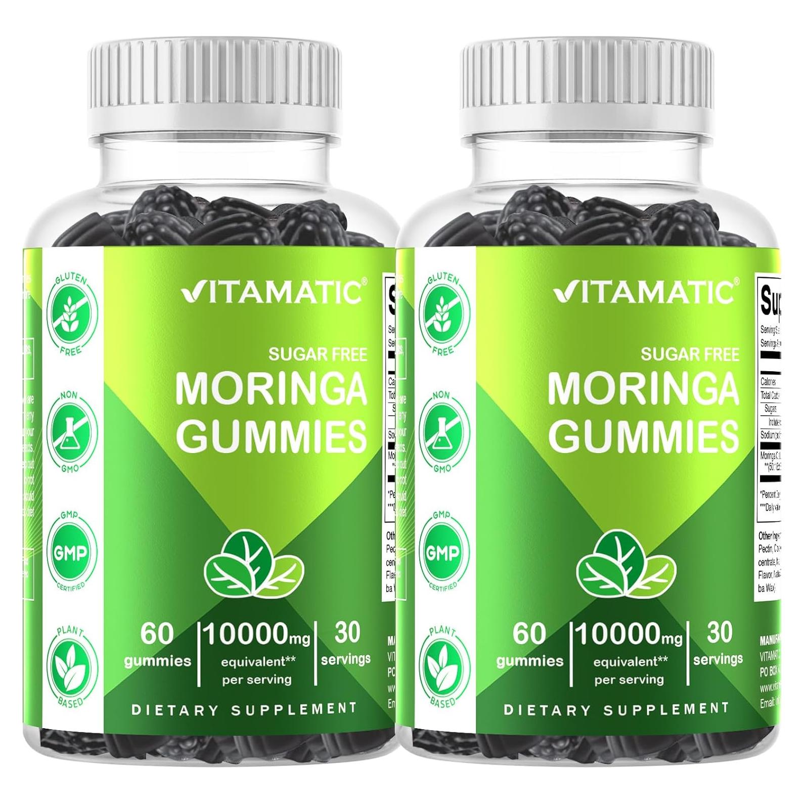 Gomitas de Moringa Sin Azúcar Vitamatic 60 Unidades 10000 mg