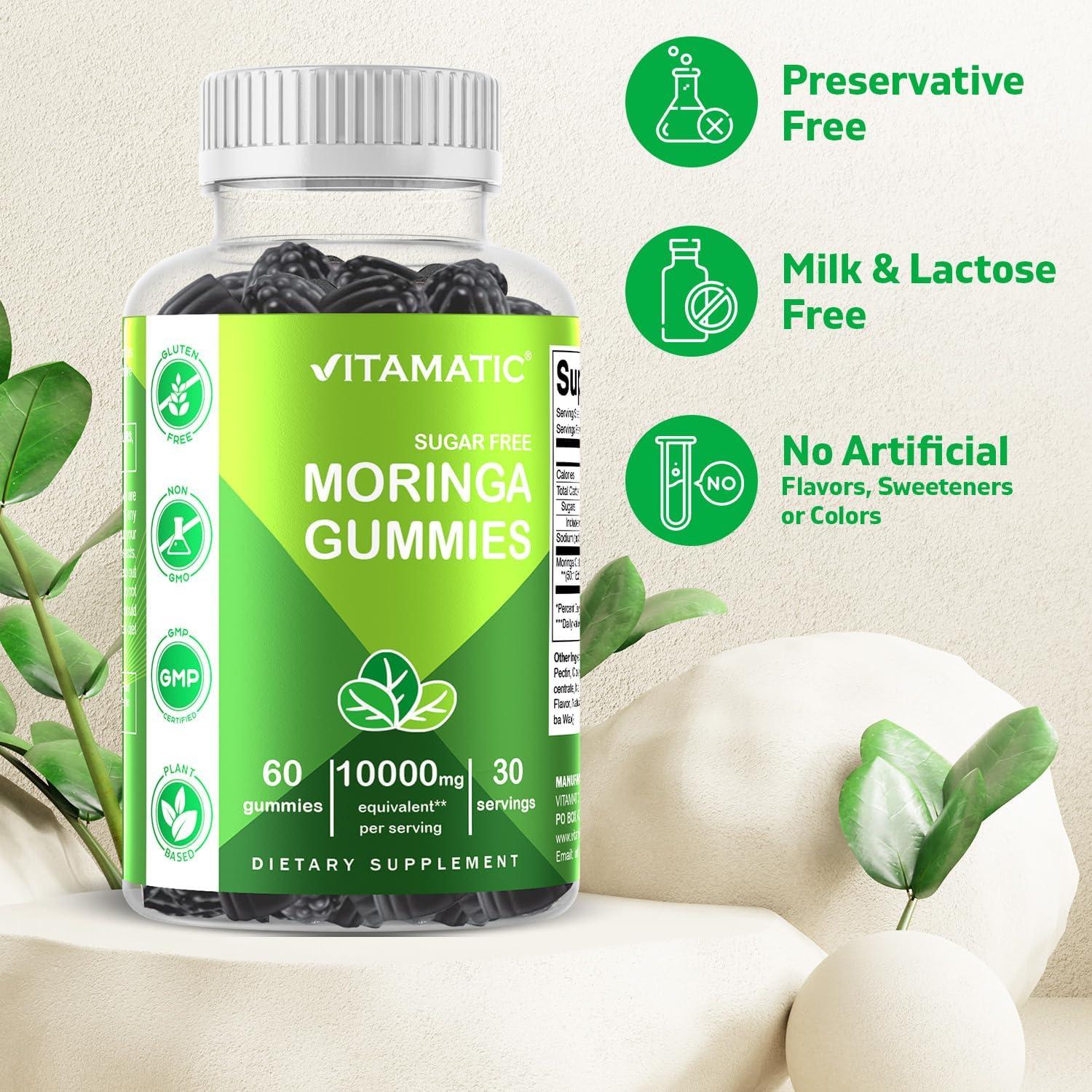 Gomitas de Moringa Sin Azúcar Vitamatic 60 Unidades 10000 mg